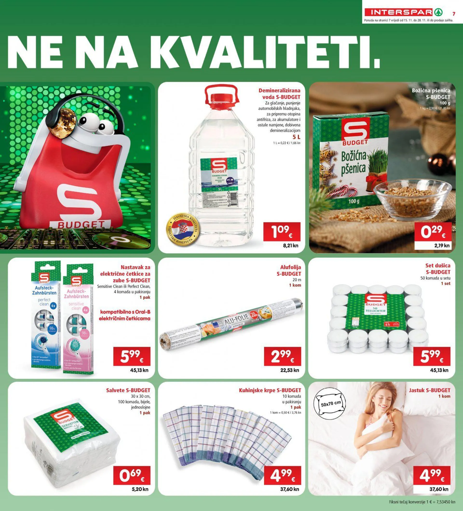 Katalog Interspar katalog do 21.11.2023 od 15. studenoga do 21. studenoga 2023. - Pregled Stranica 7