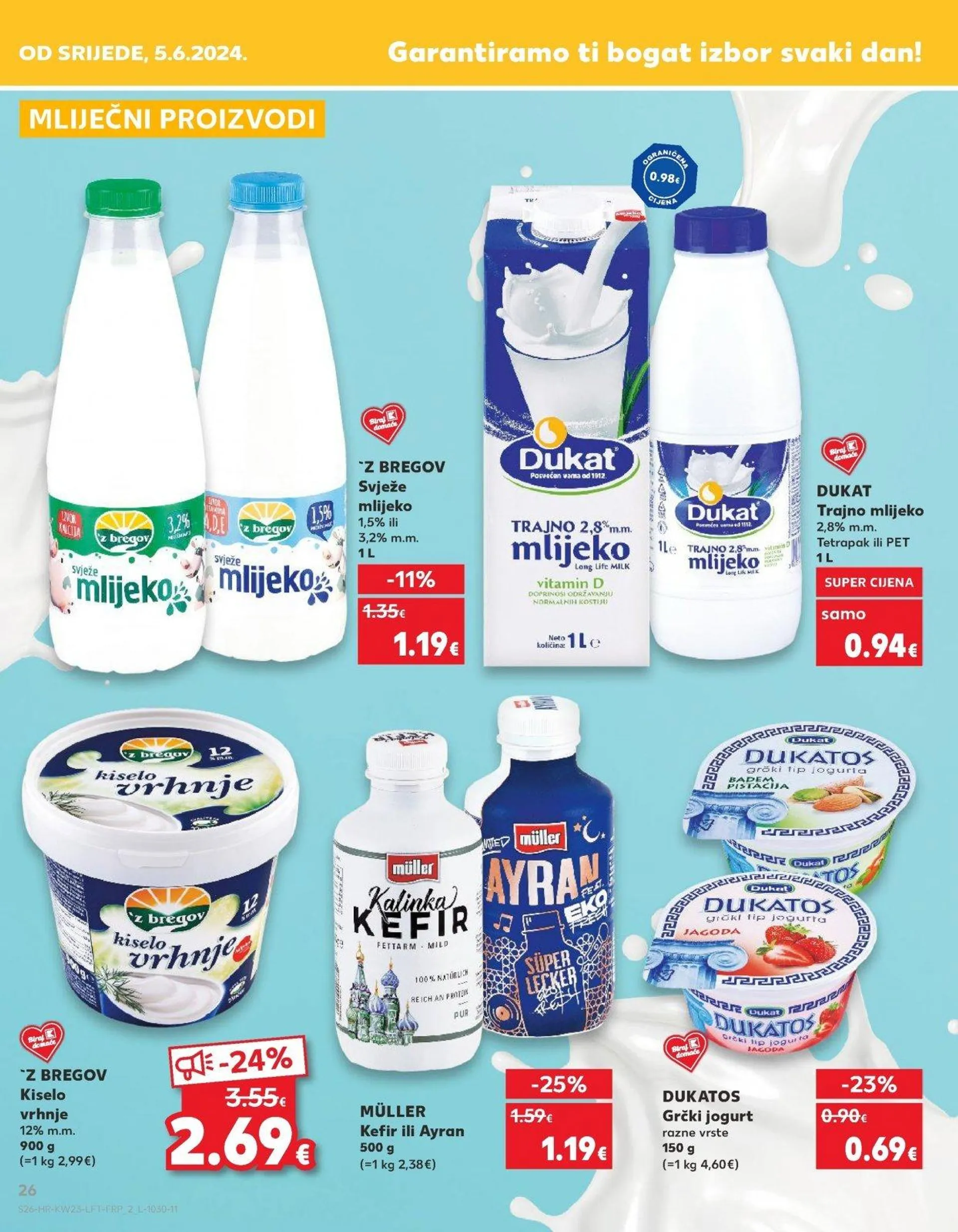 Katalog Kaufland katalog do 11.06.2024 od 5. lipnja do 11. lipnja 2024. - Pregled Stranica 26