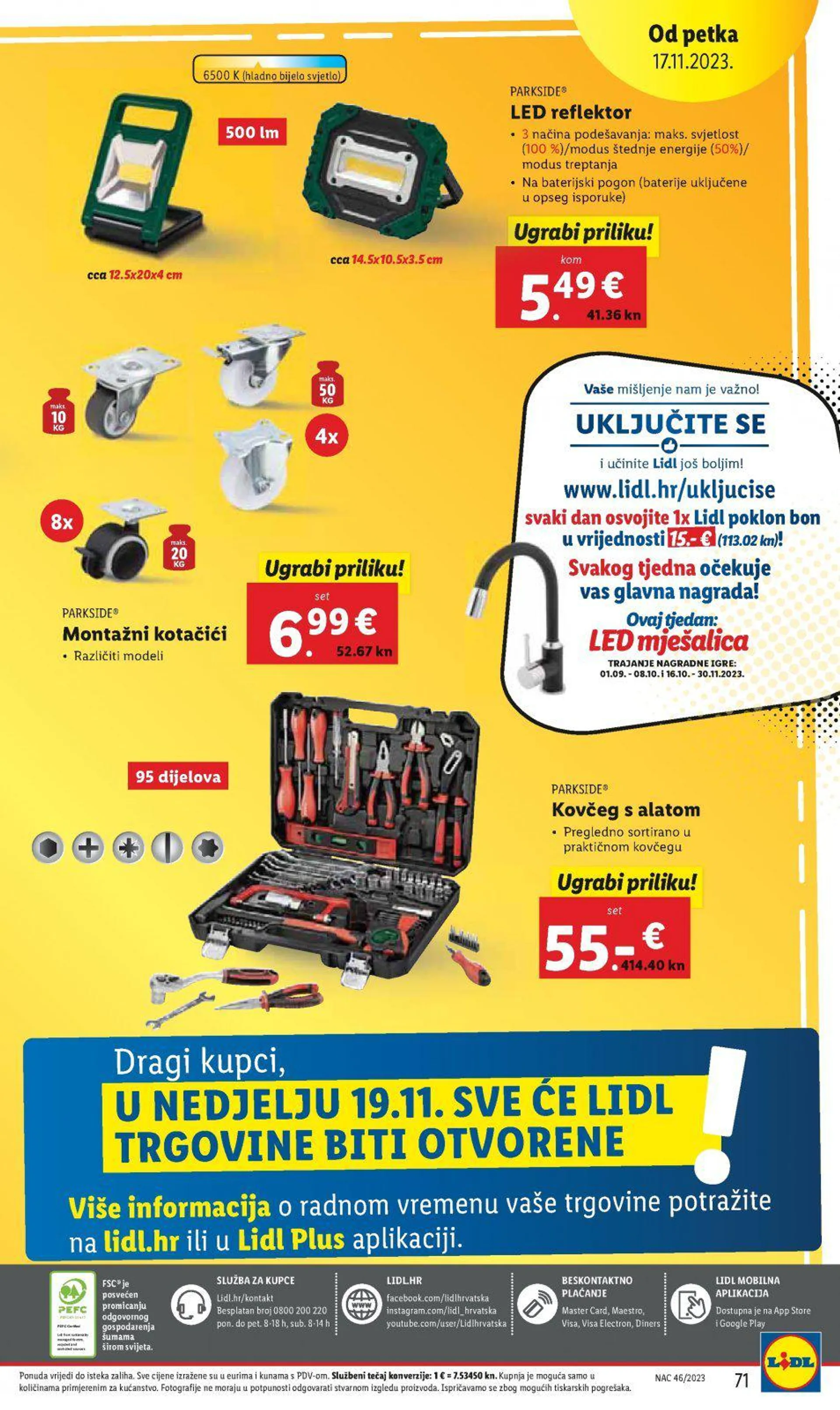 Katalog Lidl katalog do 19.11.2023 od 9. studenoga do 19. studenoga 2023. - Pregled Stranica 71