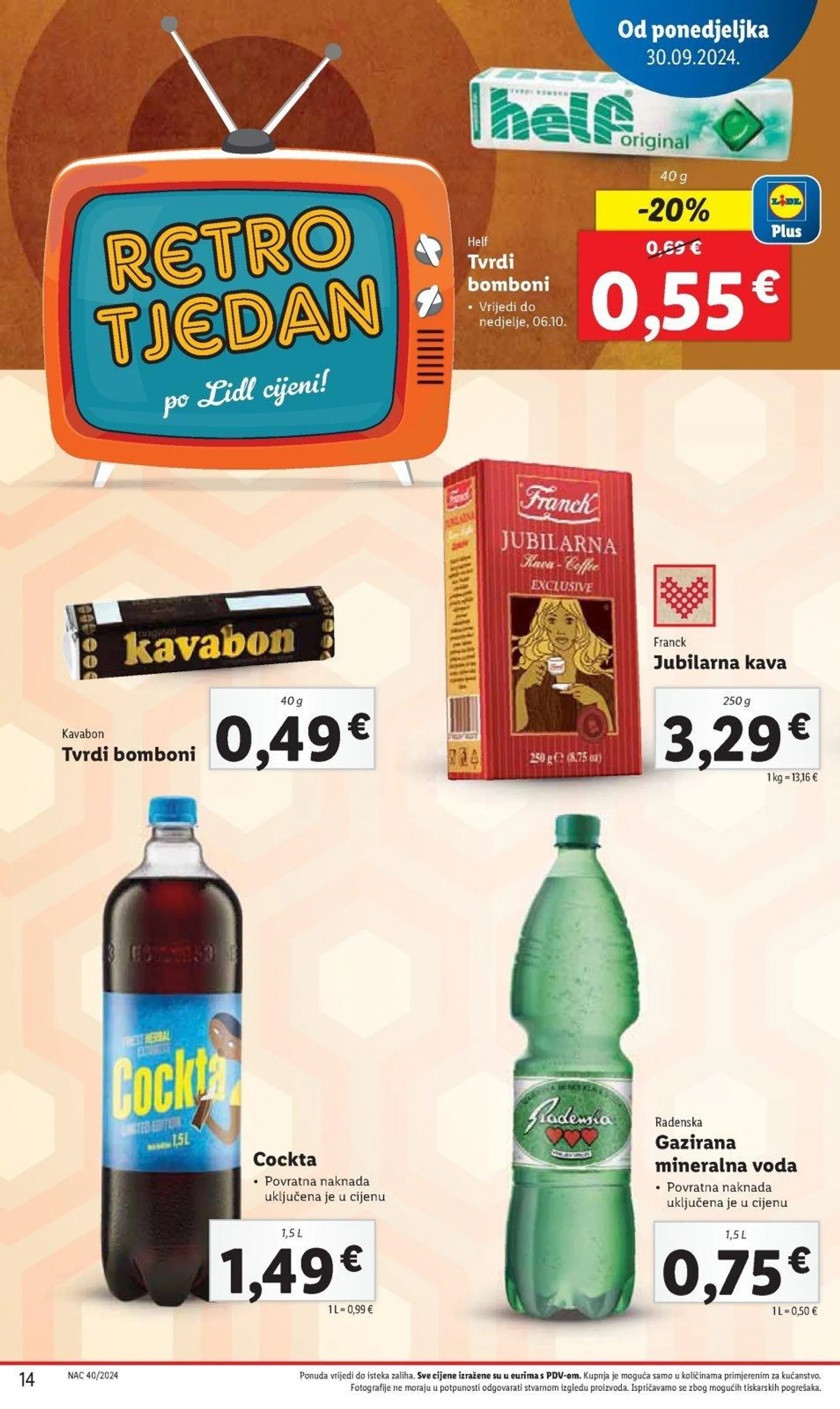 Katalog Lidl katalog do 06.10.2024 od 27. rujna do 6. listopada 2024. - Pregled Stranica 14