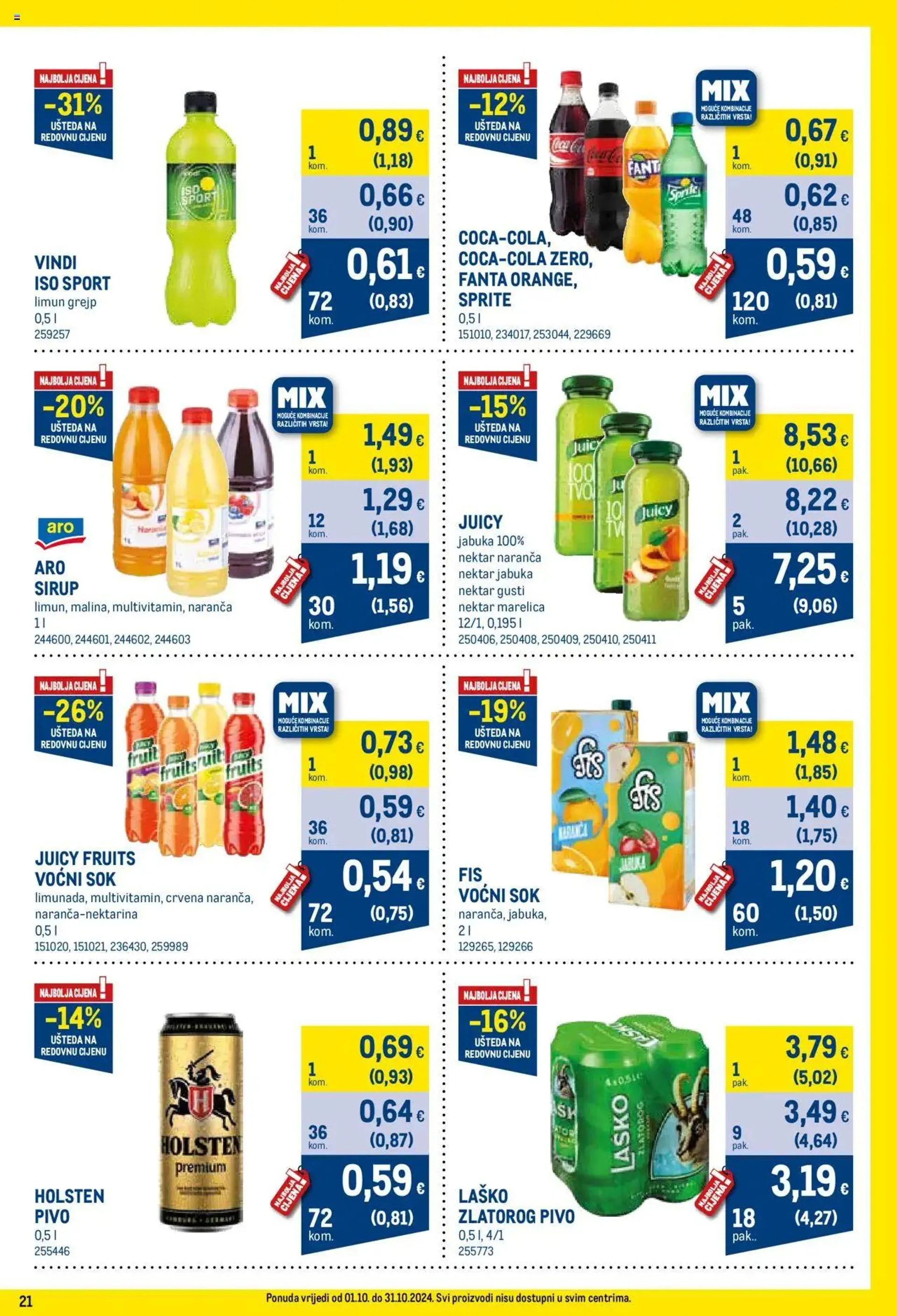 Katalog Metro - Profi cijena od 1. listopada do 31. listopada 2024. - Pregled Stranica 21