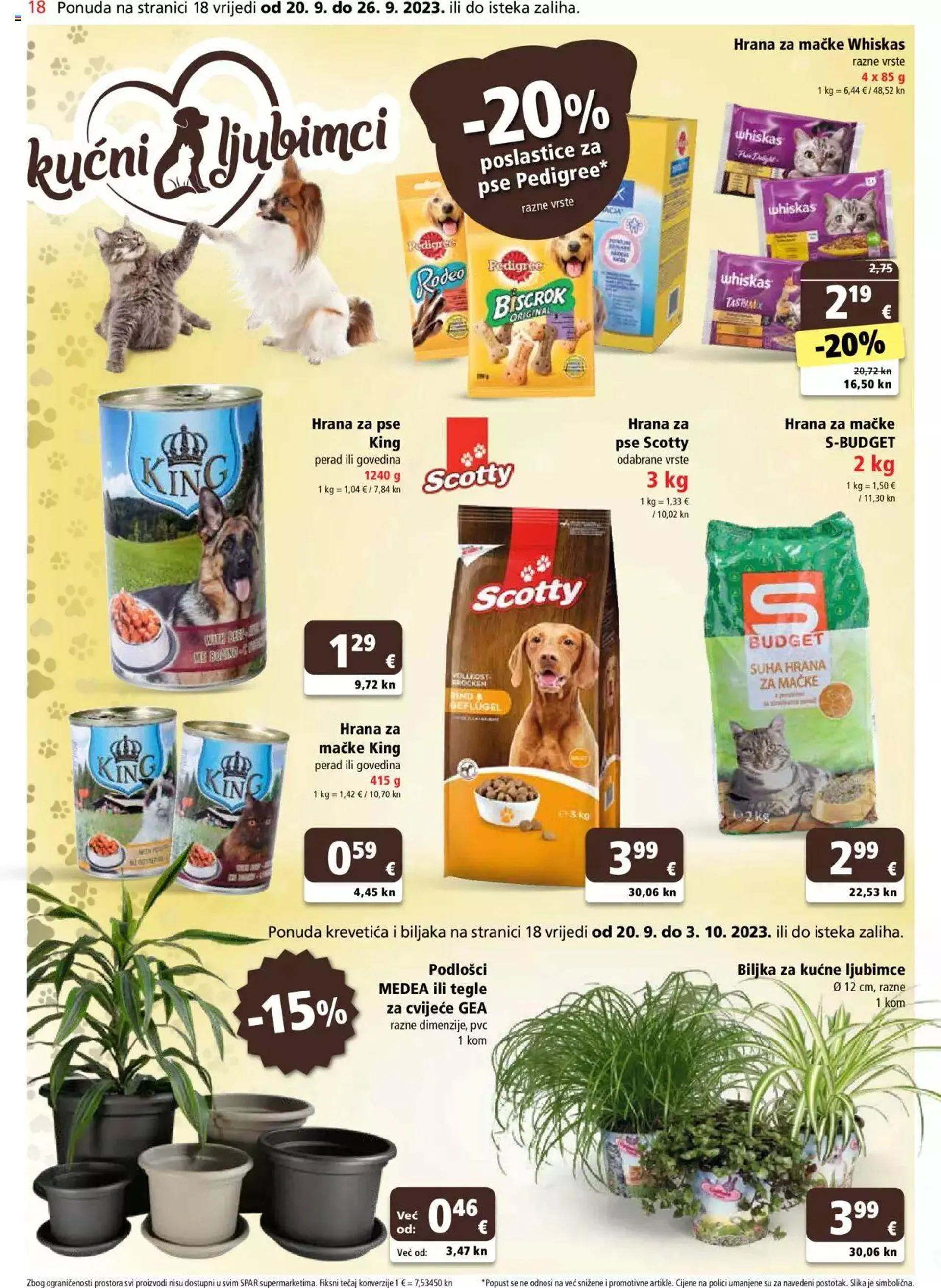 Katalog Katalog Spar od 20. rujna do 26. rujna 2023. - Pregled Stranica 18