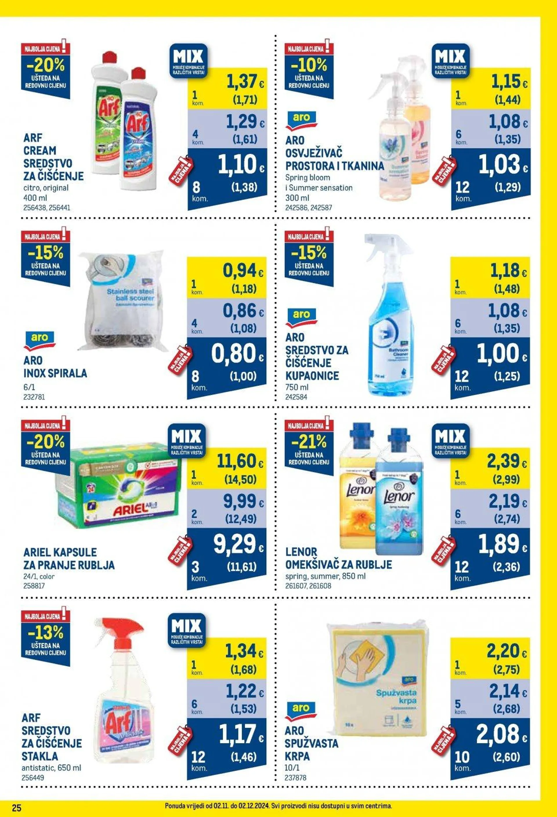 Katalog Metro katalog do 02.12.2024 od 6. studenoga do 2. prosinca 2024. - Pregled Stranica 25