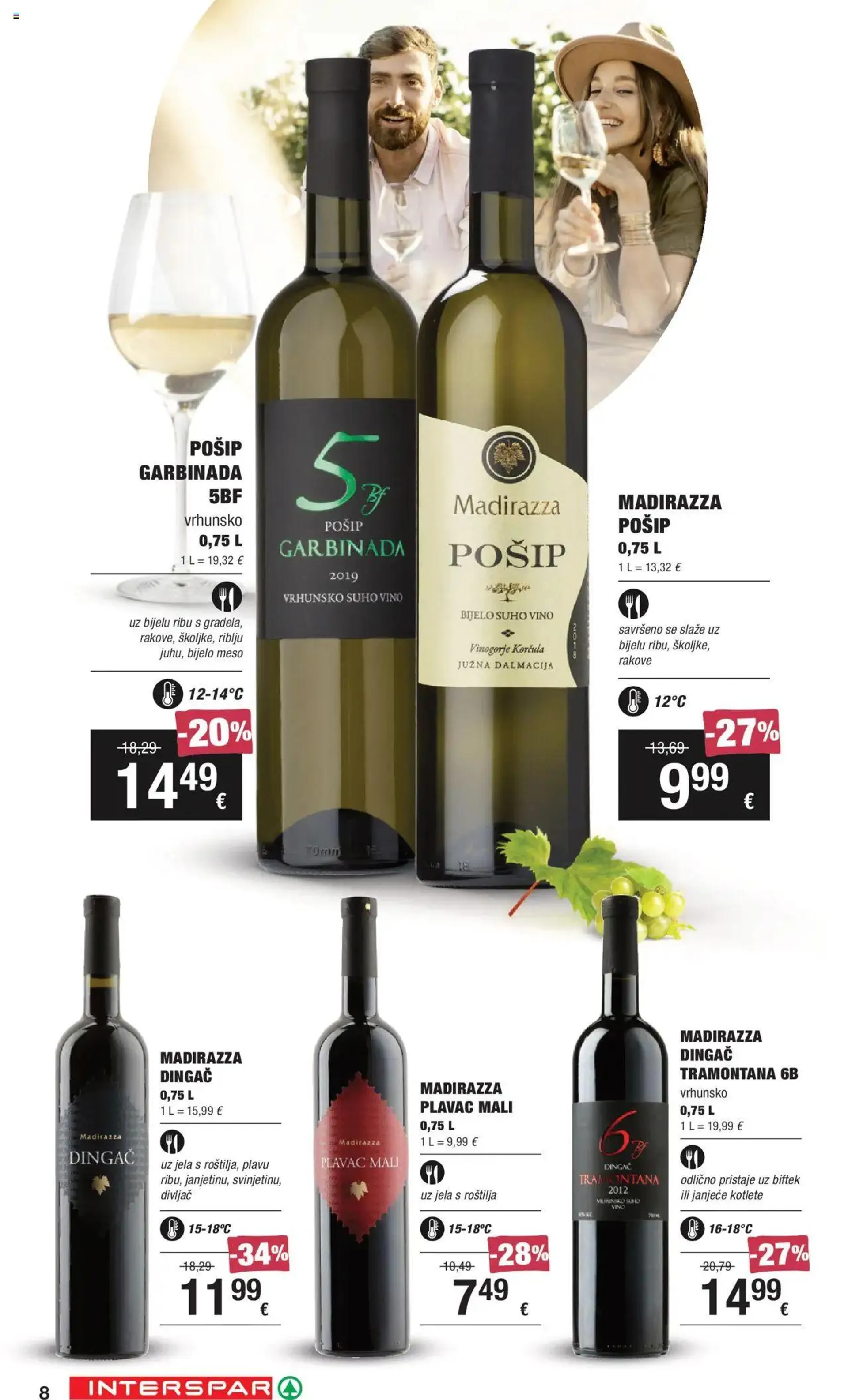 Katalog Katalog Vino Interspar od 19. rujna do 9. listopada 2024. - Pregled Stranica 8