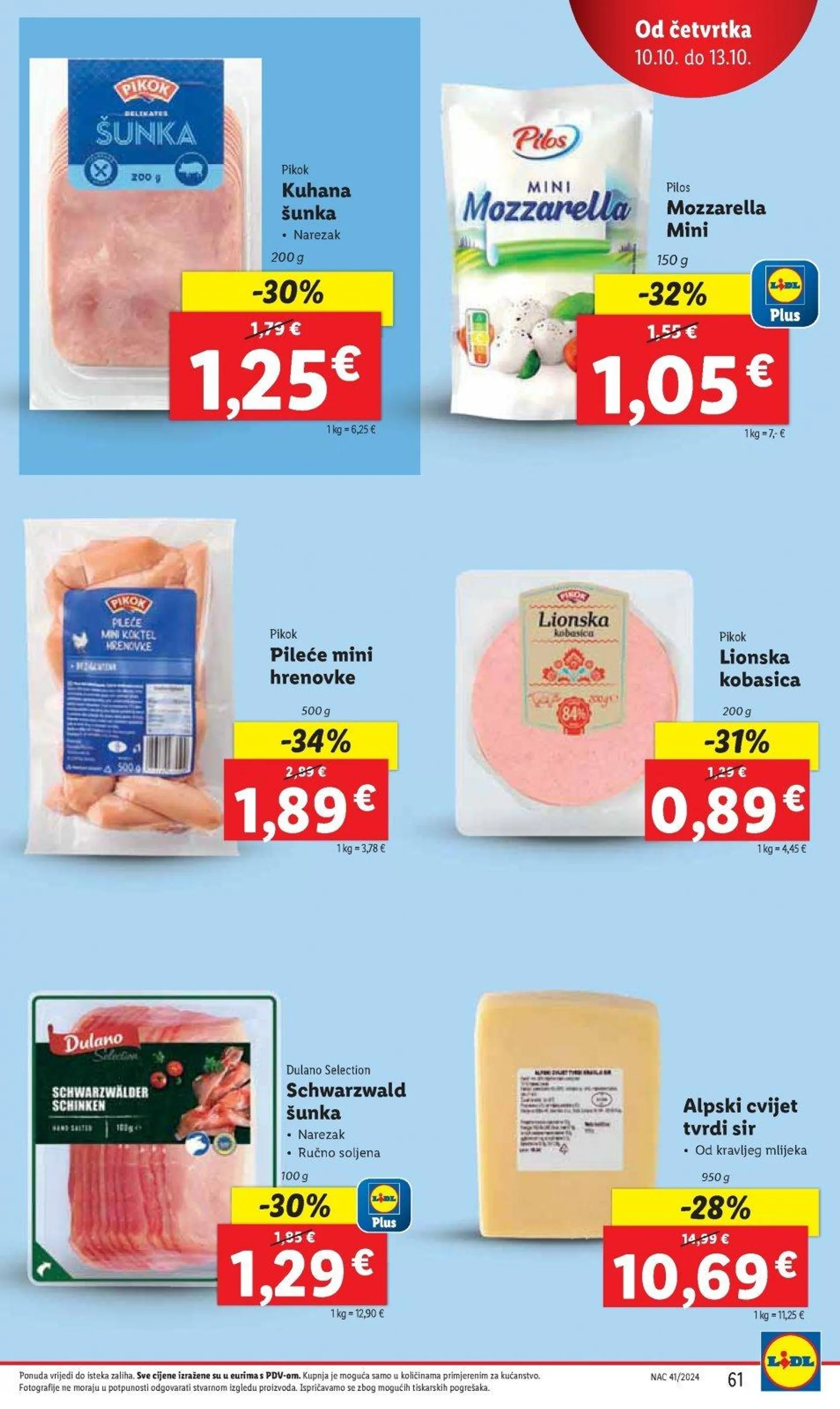 Katalog Lidl katalog do 13.10.2024 od 3. listopada do 13. listopada 2024. - Pregled Stranica 61