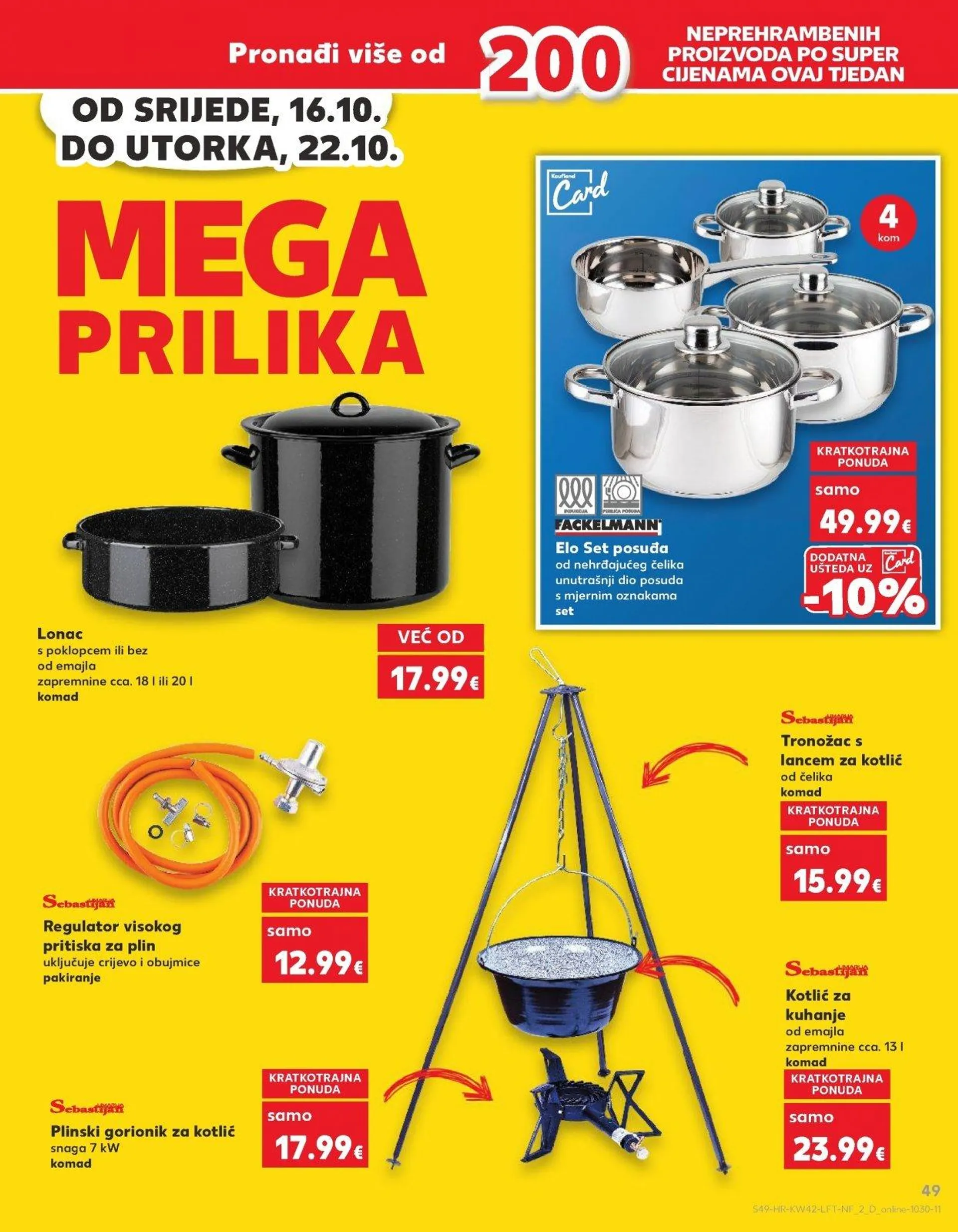 Katalog Kaufland katalog do 22.10.2024 od 16. listopada do 22. listopada 2024. - Pregled Stranica 49