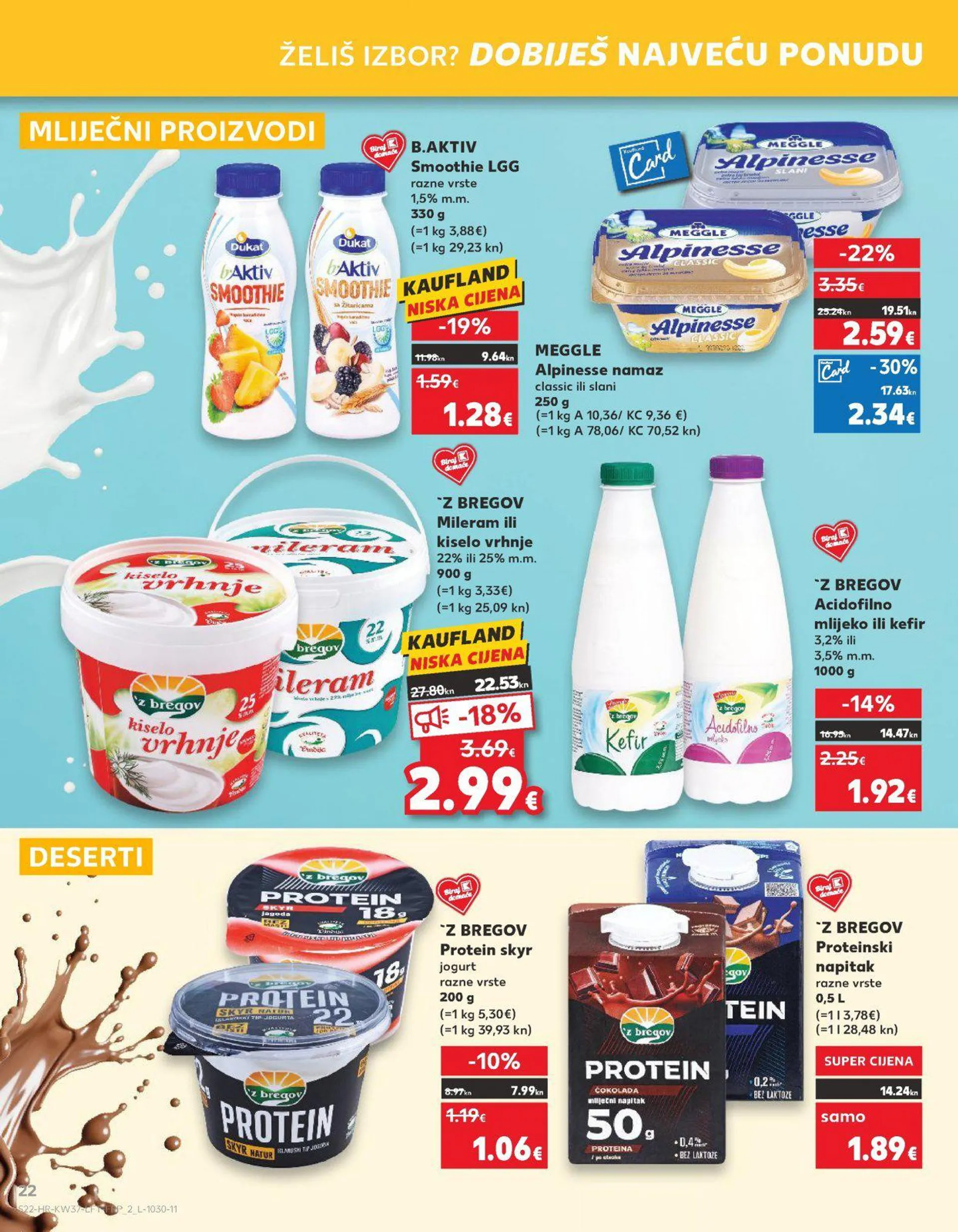 Katalog Kaufland katalog do 19.09.2023 od 13. rujna do 19. rujna 2023. - Pregled Stranica 22