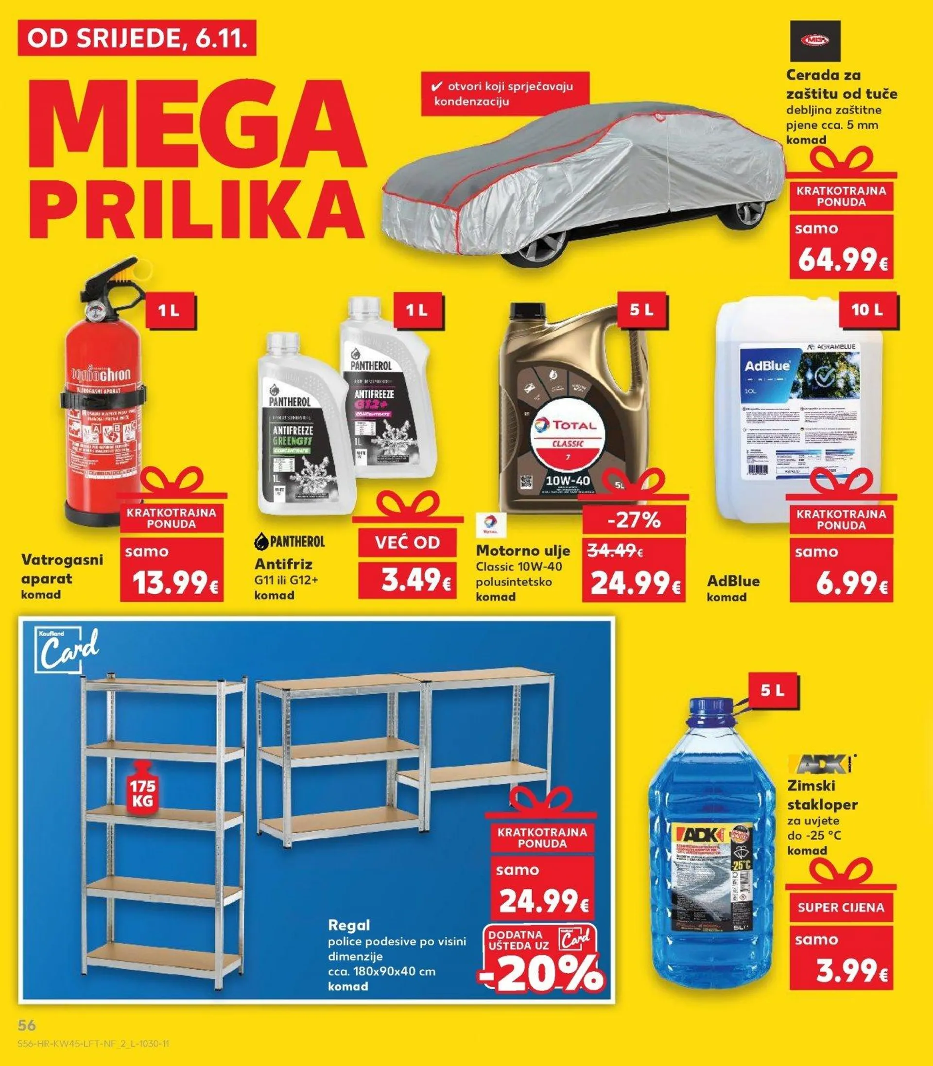 Katalog Kaufland katalog do 12.11.2024 od 6. studenoga do 12. studenoga 2024. - Pregled Stranica 56