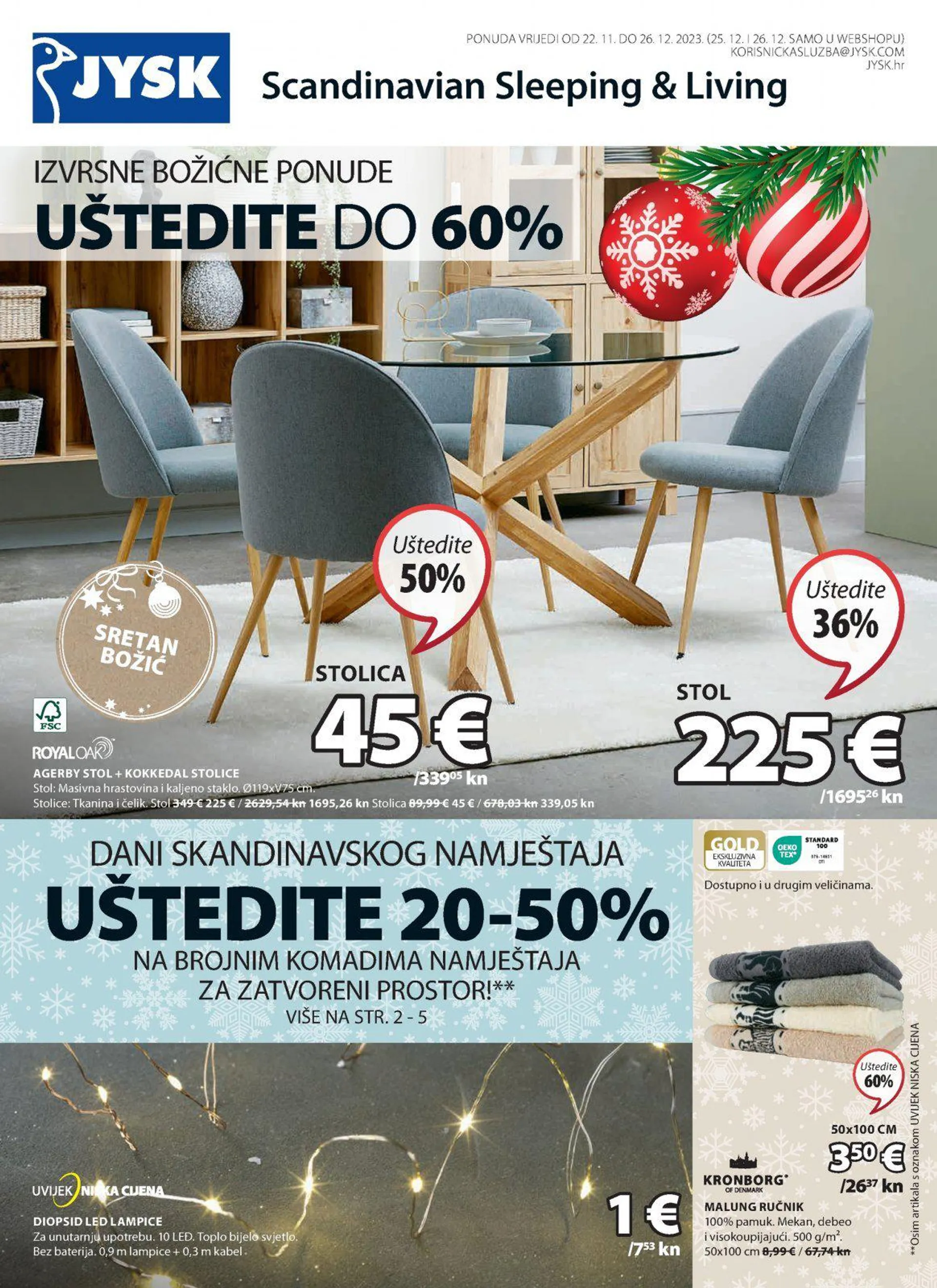 Katalog JYSK katalog do 26.12.2023 od 30. studenoga do 26. prosinca 2023. - Pregled Stranica 2