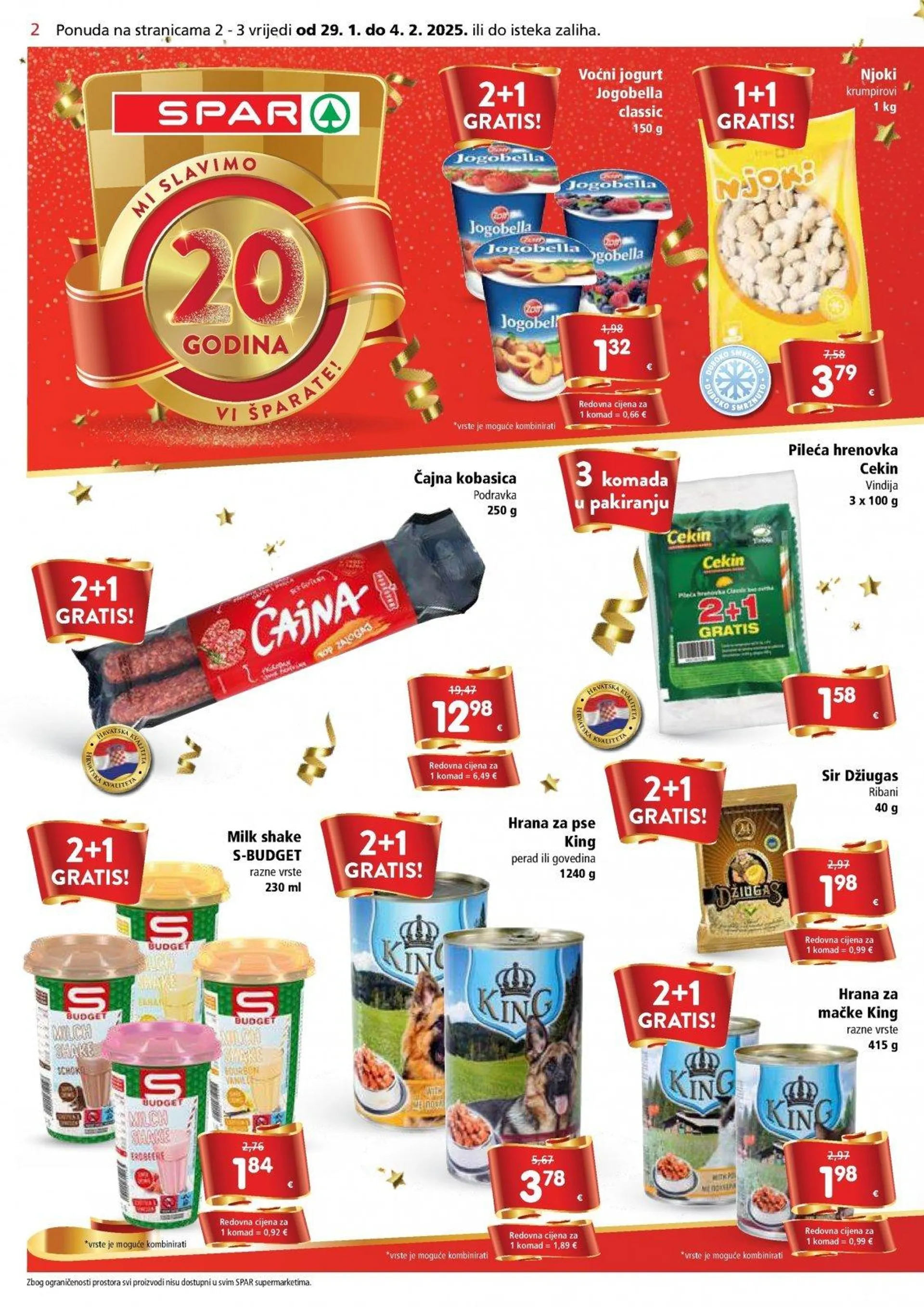 Katalog Spar katalog do 04.02.2025 od 29. siječnja do 4. veljače 2025. - Pregled Stranica 2