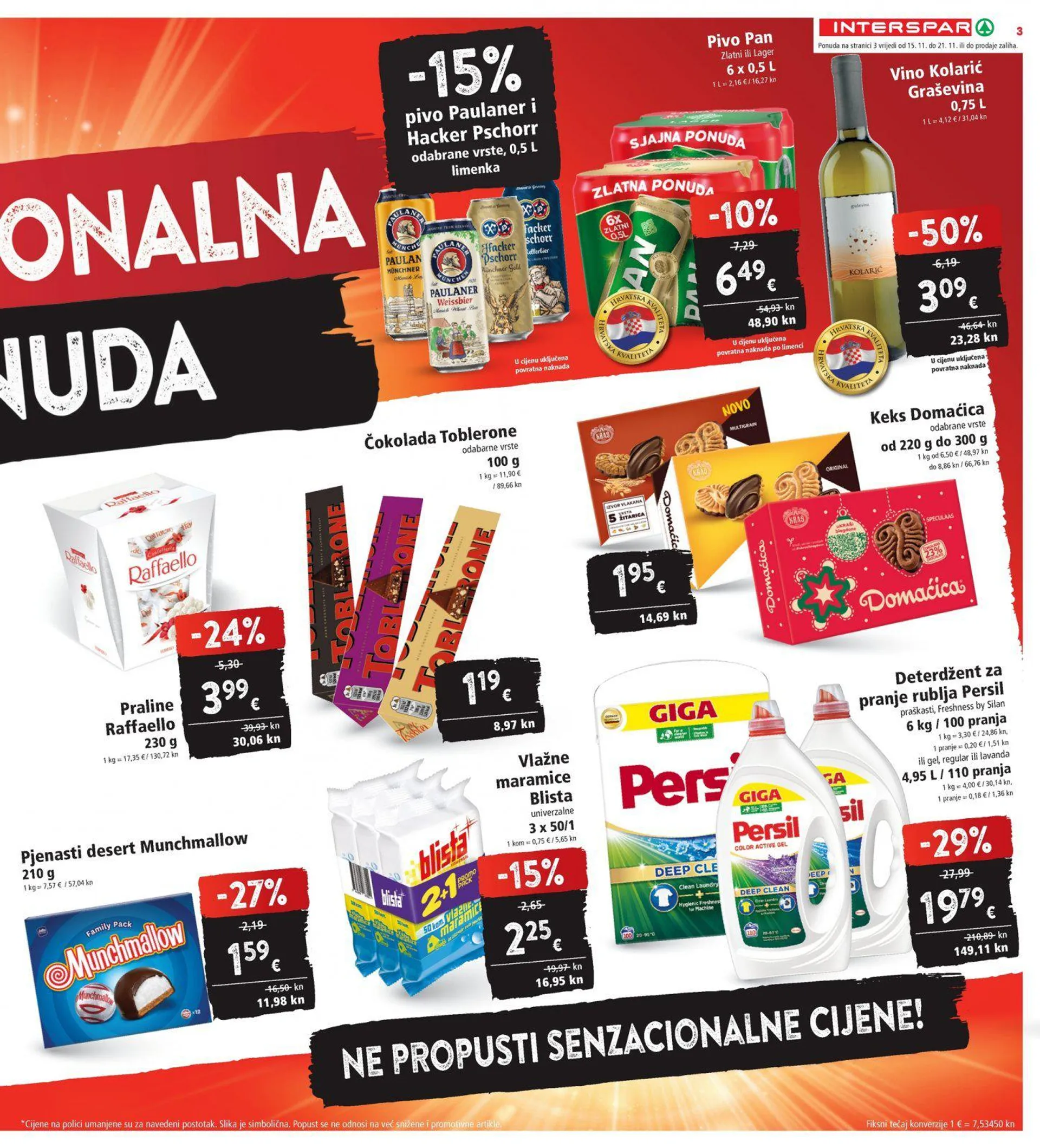 Katalog Interspar katalog do 21.11.2023 od 15. studenoga do 21. studenoga 2023. - Pregled Stranica 3