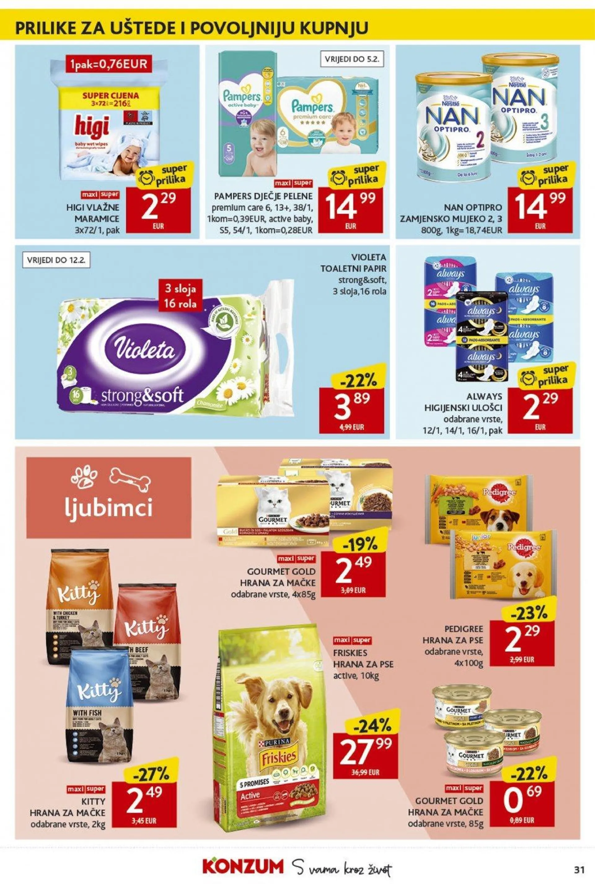 Katalog Konzum katalog do 29.01.2025 od 23. siječnja do 29. siječnja 2025. - Pregled Stranica 31