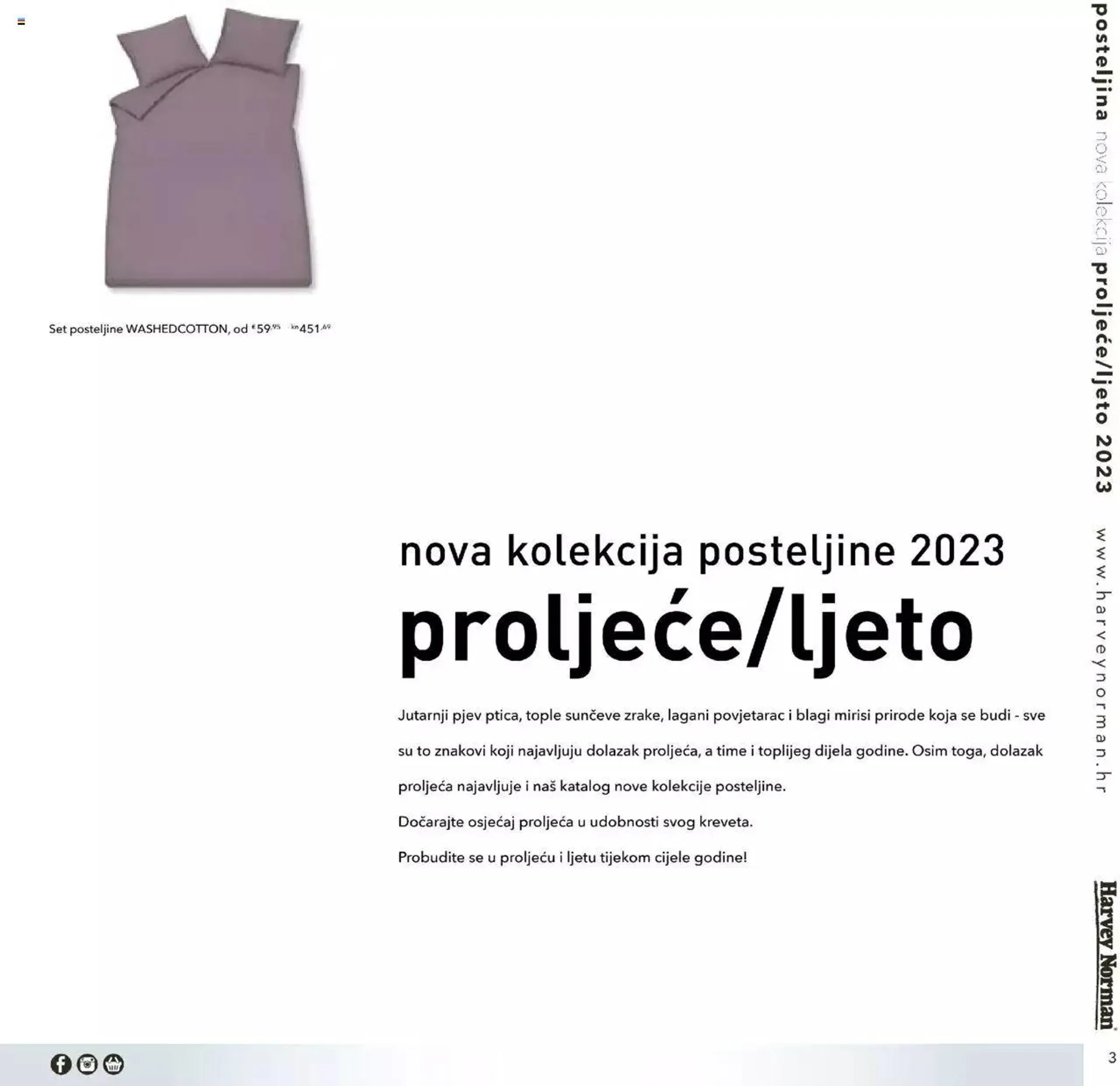 Katalog Nova kolekcija posteljine 2023 Harvey Norman od 20. ožujka do 31. prosinca 2023. - Pregled Stranica 3