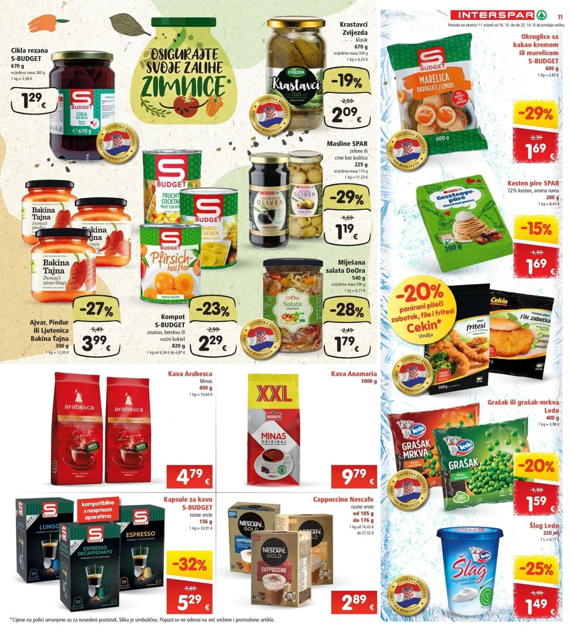 Katalog Interspar katalog do 22.10.2024 od 16. listopada do 22. listopada 2024. - Pregled Stranica 11