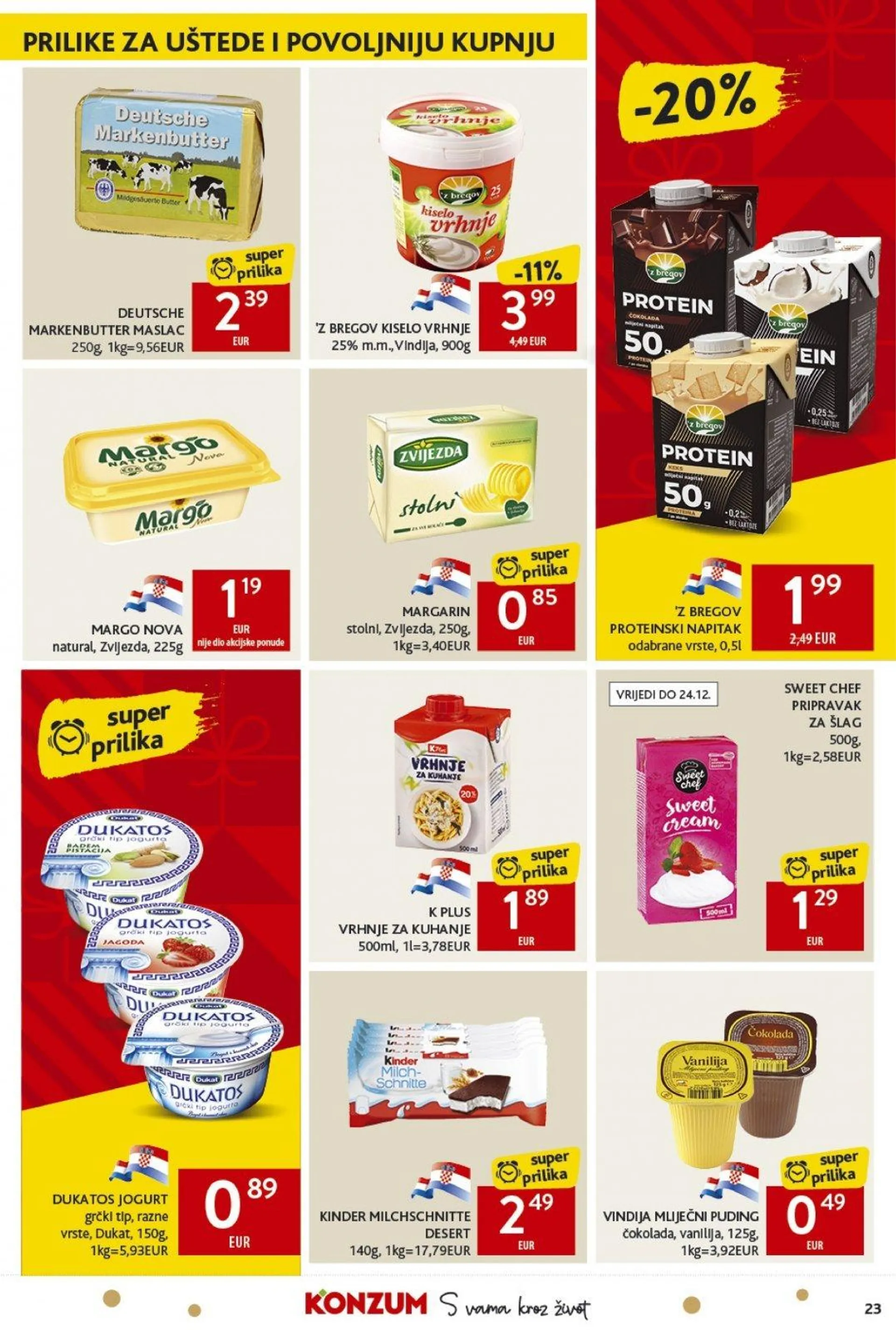 Katalog Konzum katalog do 04.12.2024 od 29. studenoga do 4. prosinca 2024. - Pregled Stranica 23