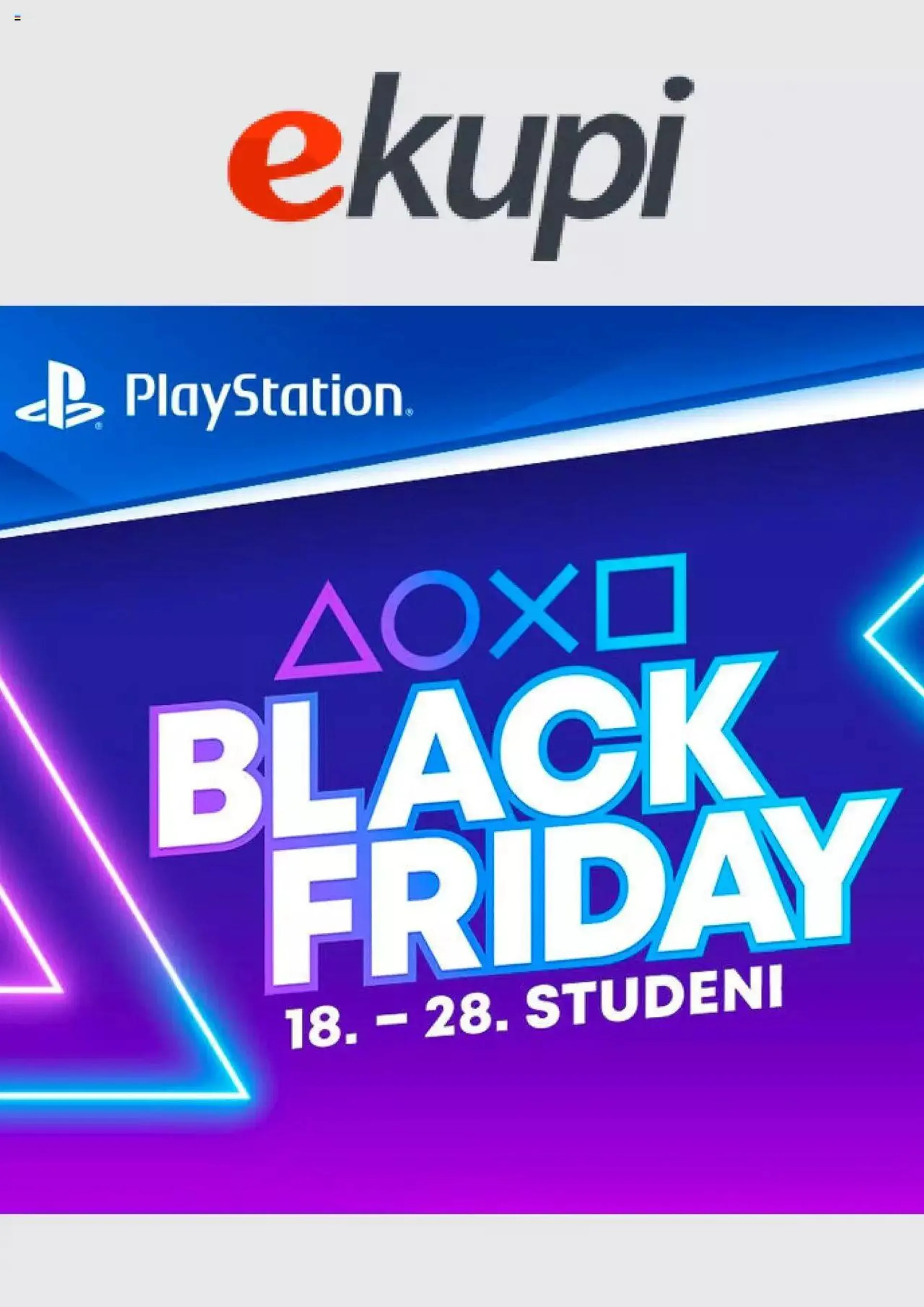 eKupi - Black Friday - Playstation - 0