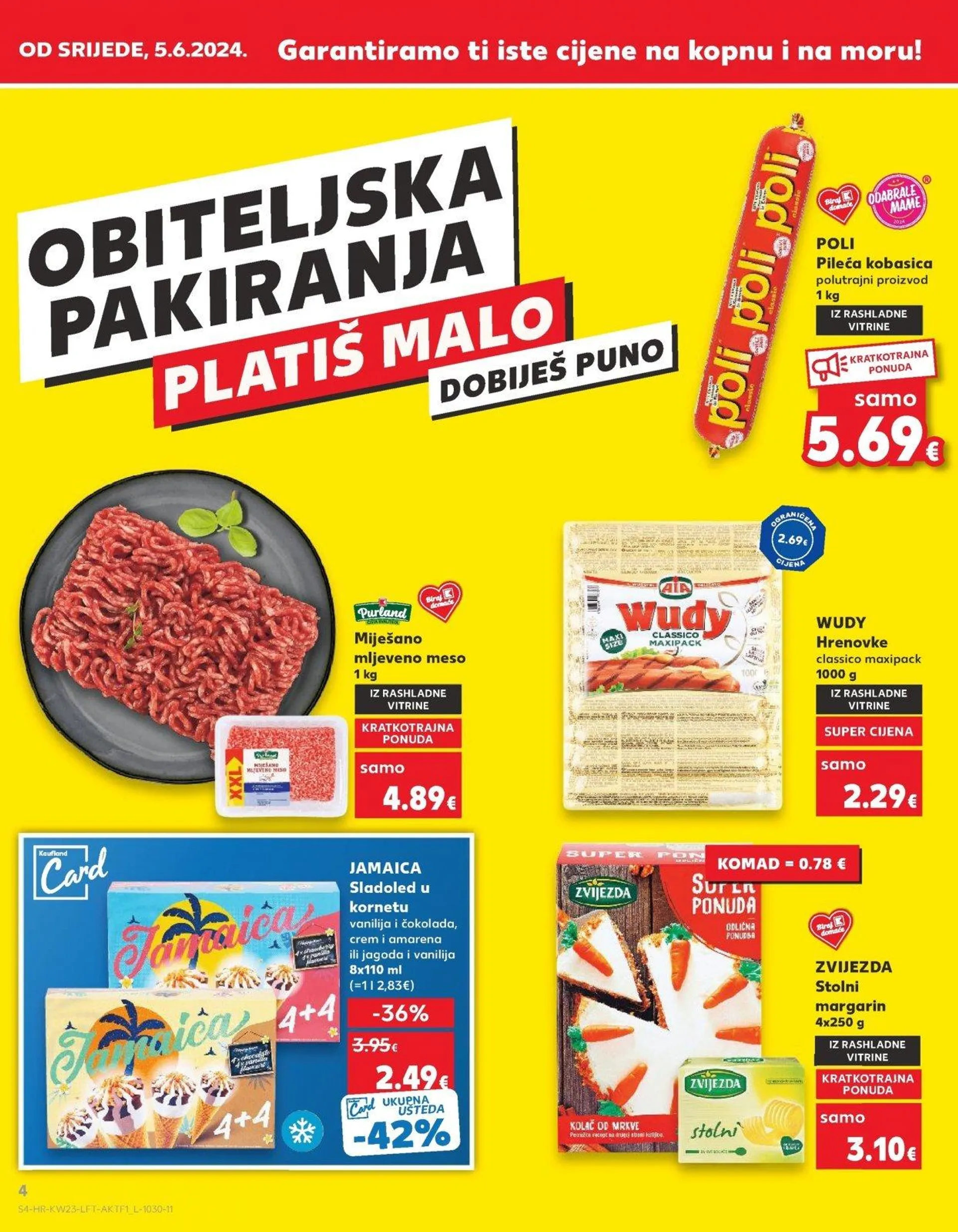 Katalog Kaufland katalog do 11.06.2024 od 5. lipnja do 11. lipnja 2024. - Pregled Stranica 4