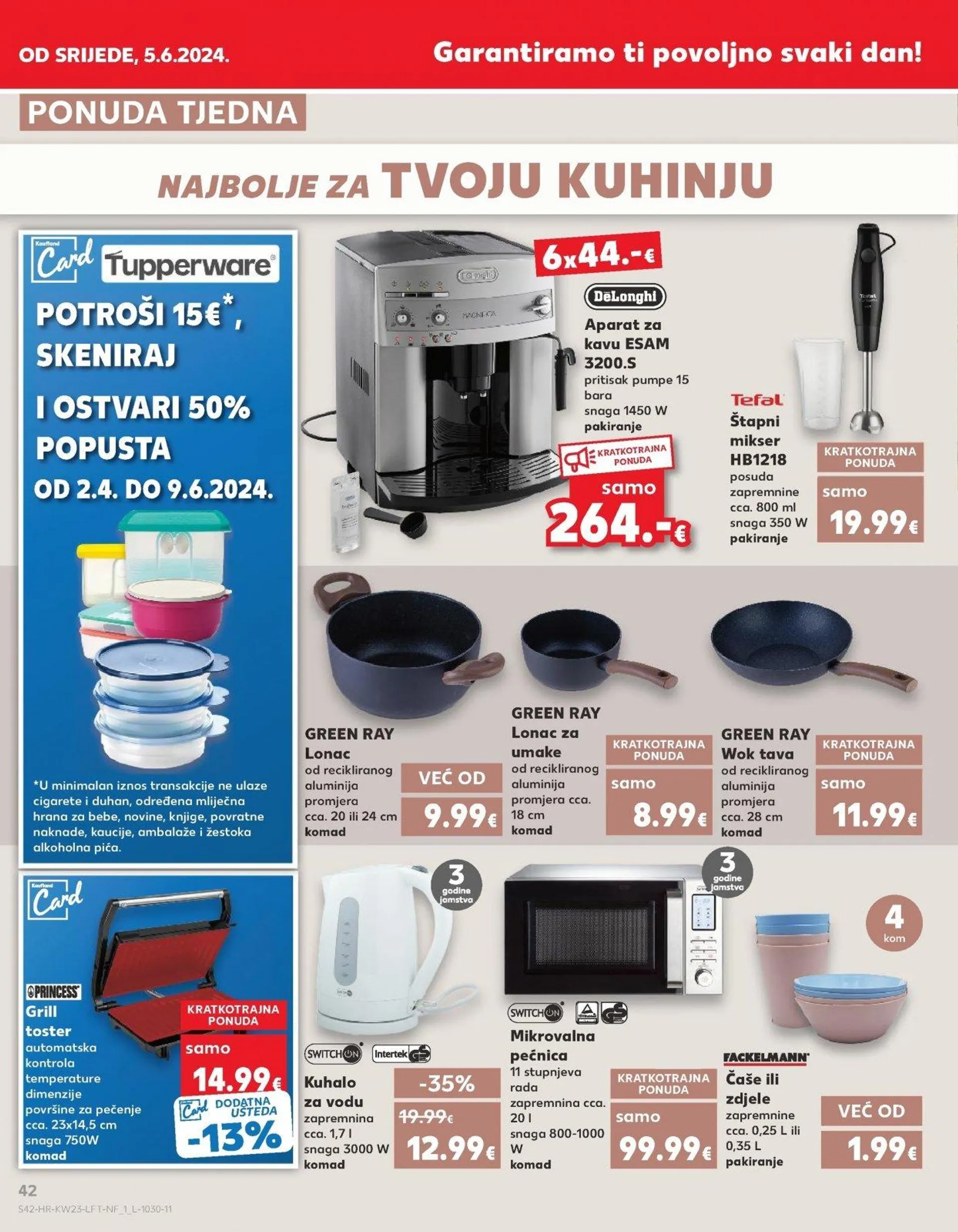 Katalog Kaufland katalog do 11.06.2024 od 5. lipnja do 11. lipnja 2024. - Pregled Stranica 42