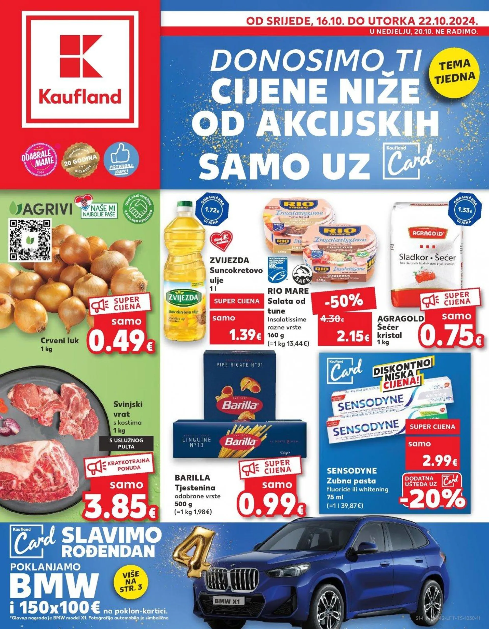 Katalog Kaufland katalog do 22.10.2024 od 16. listopada do 22. listopada 2024. - Pregled Stranica 1