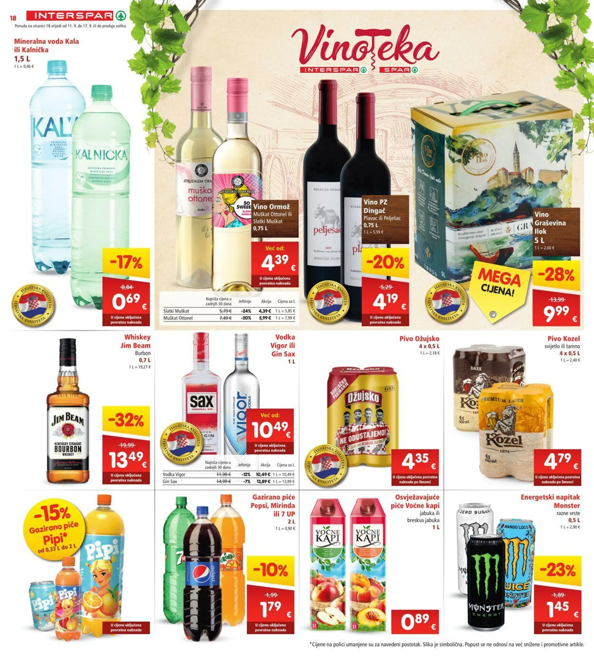 Katalog Spar od 11. rujna do 18. rujna 2024. - Pregled Stranica 18