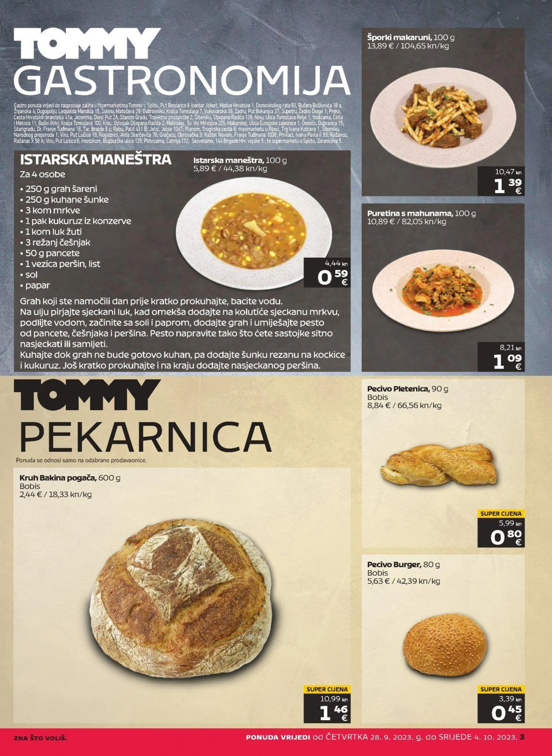Katalog Tommy katalog do 04.10.2023 od 28. rujna do 4. listopada 2023. - Pregled Stranica 3