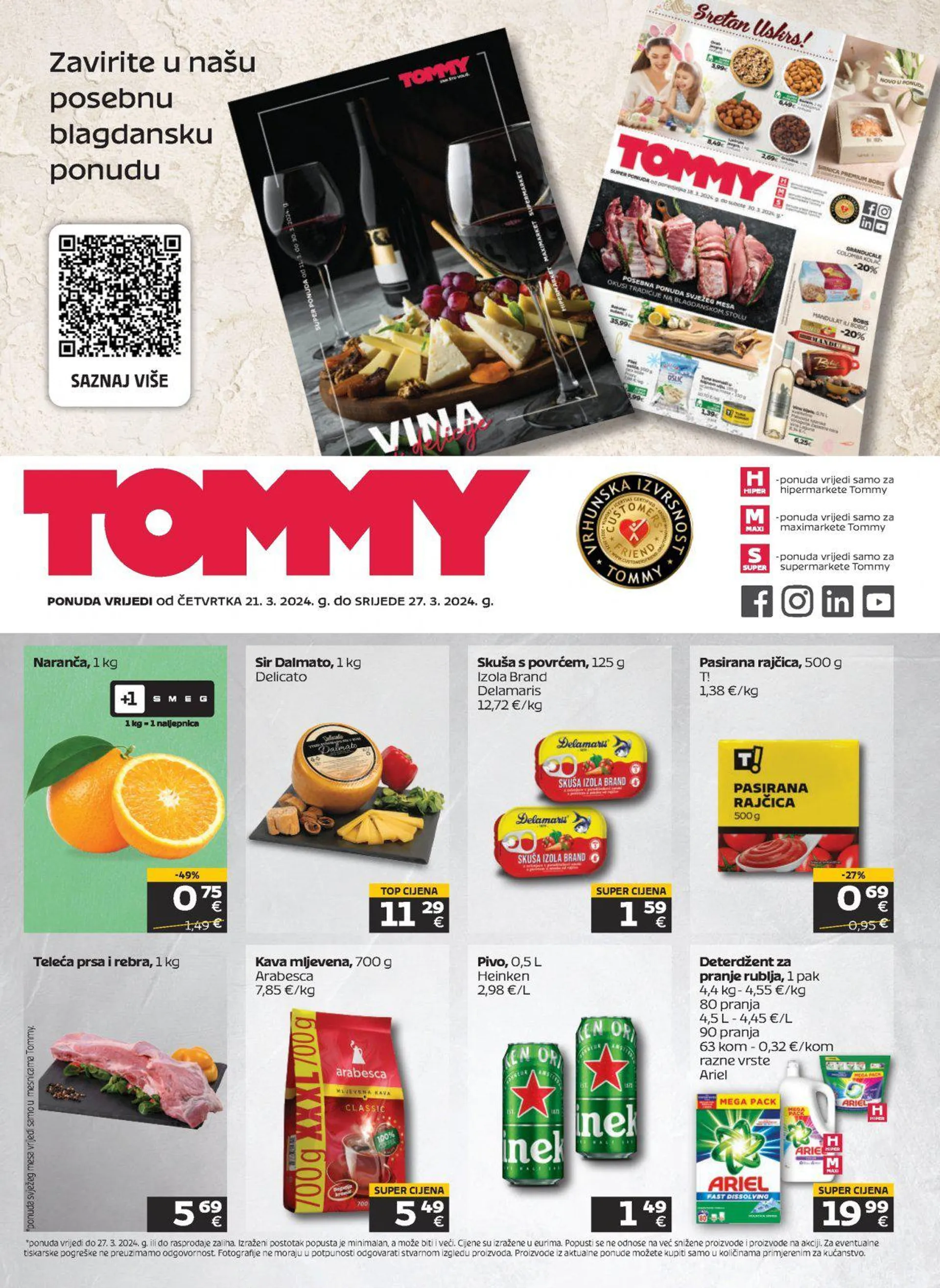 Tommy katalog do 27.03.2024 - 21. ožujka 27. ožujka 2024. - Page 1