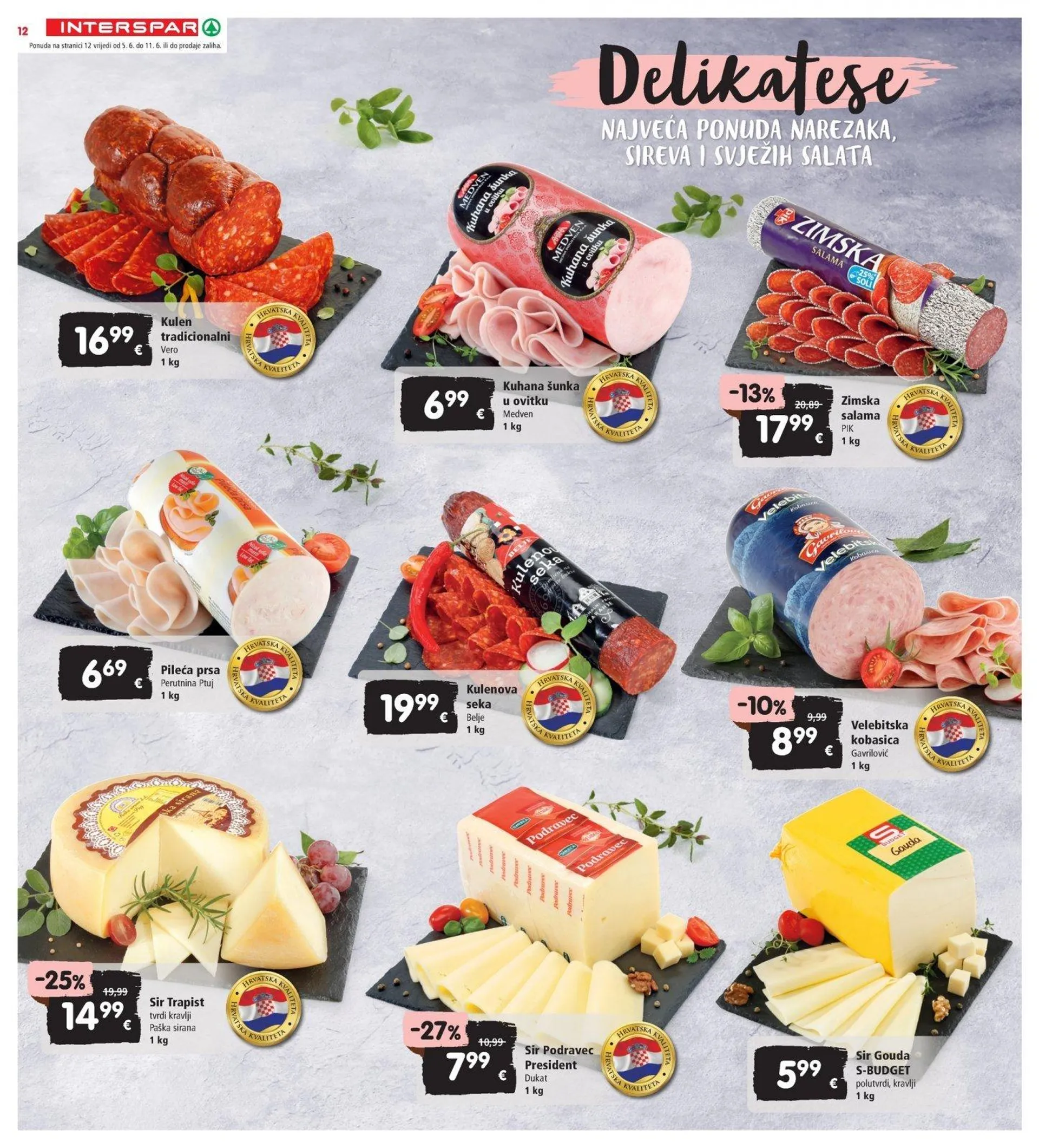 Katalog Interspar katalog do 11.06.2024 od 5. lipnja do 11. lipnja 2024. - Pregled Stranica 12