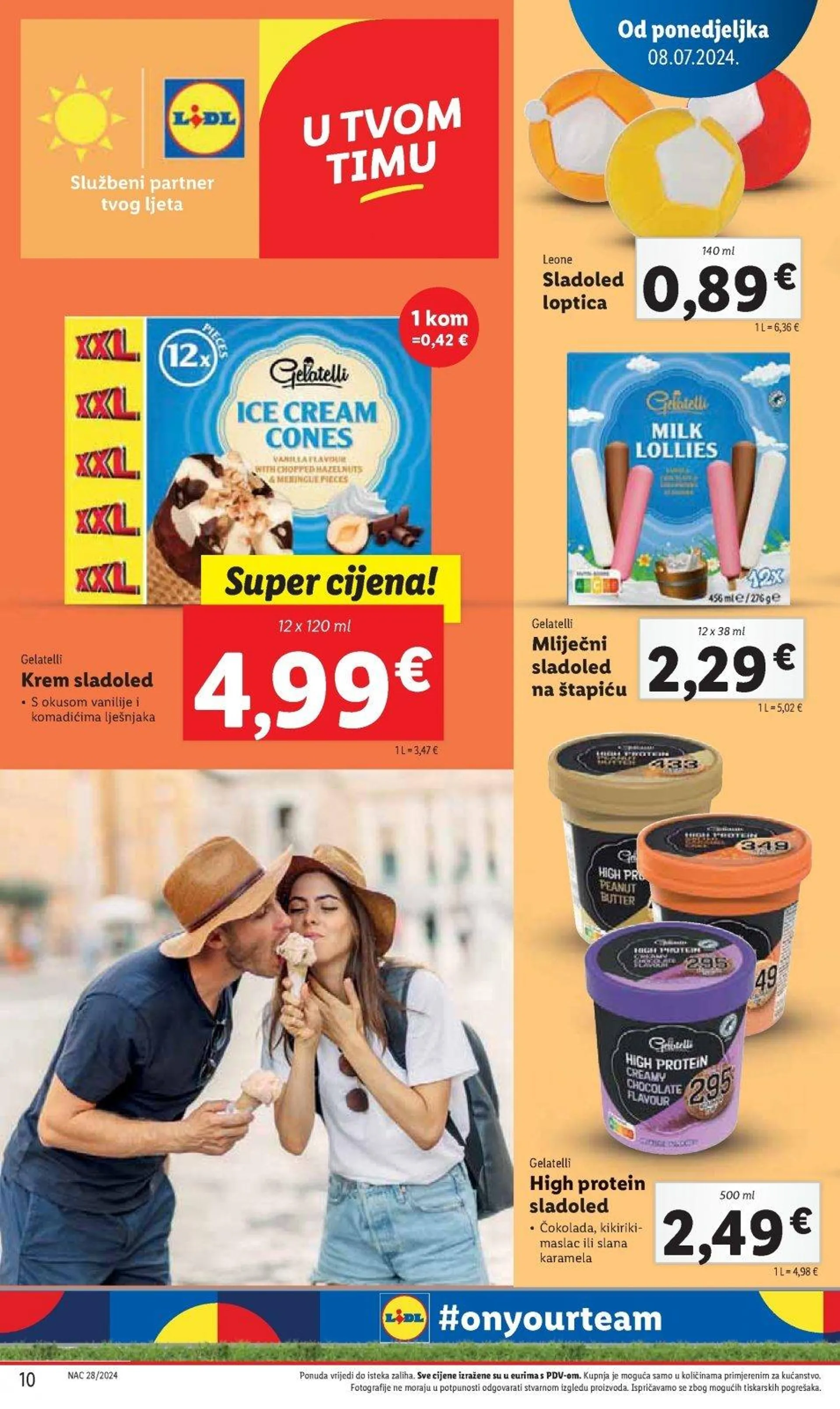 Katalog Lidl katalog do 14.07.2024 od 4. srpnja do 14. srpnja 2024. - Pregled Stranica 10