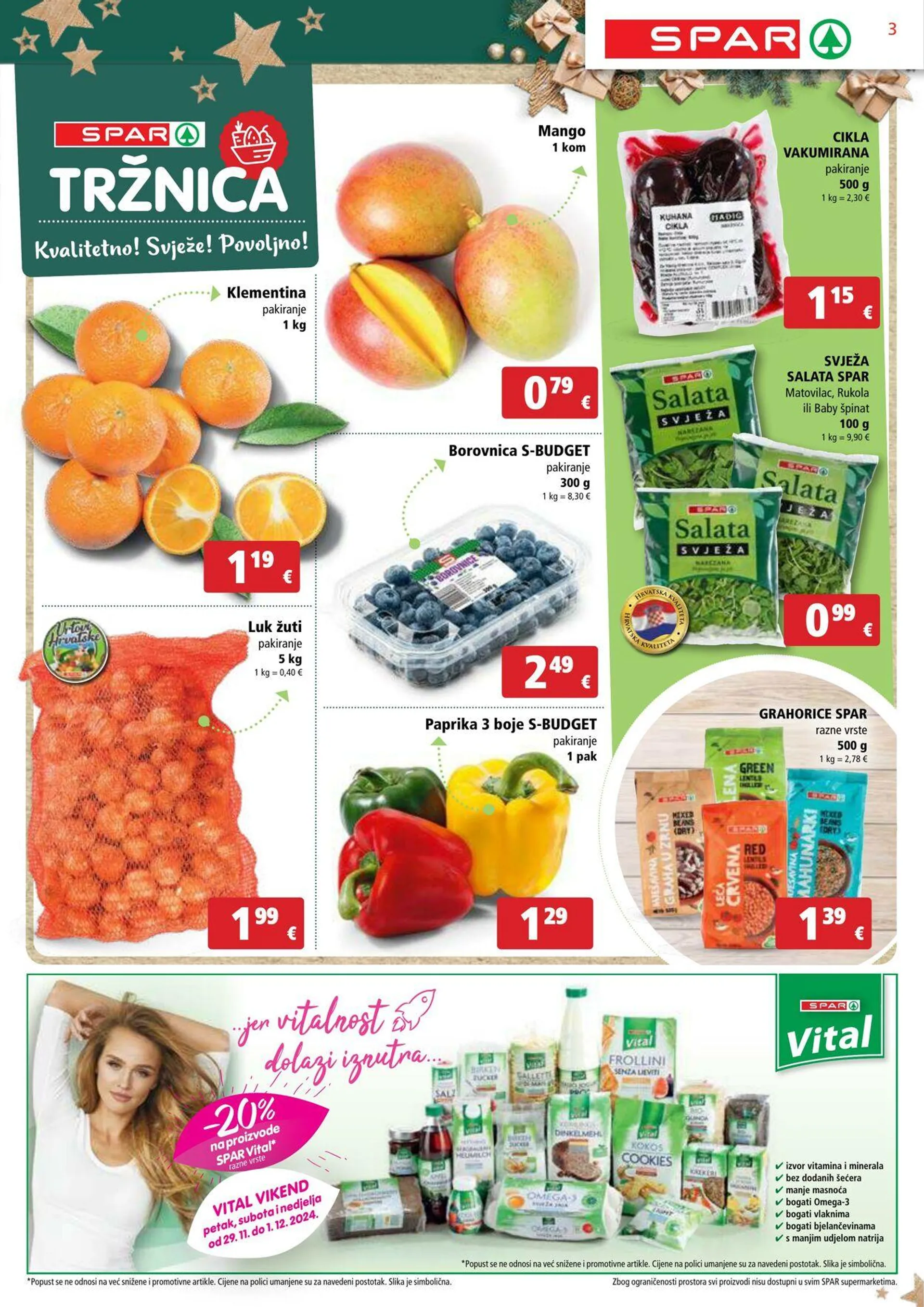 Katalog Spar od 27. studenoga do 3. prosinca 2024. - Pregled Stranica 3