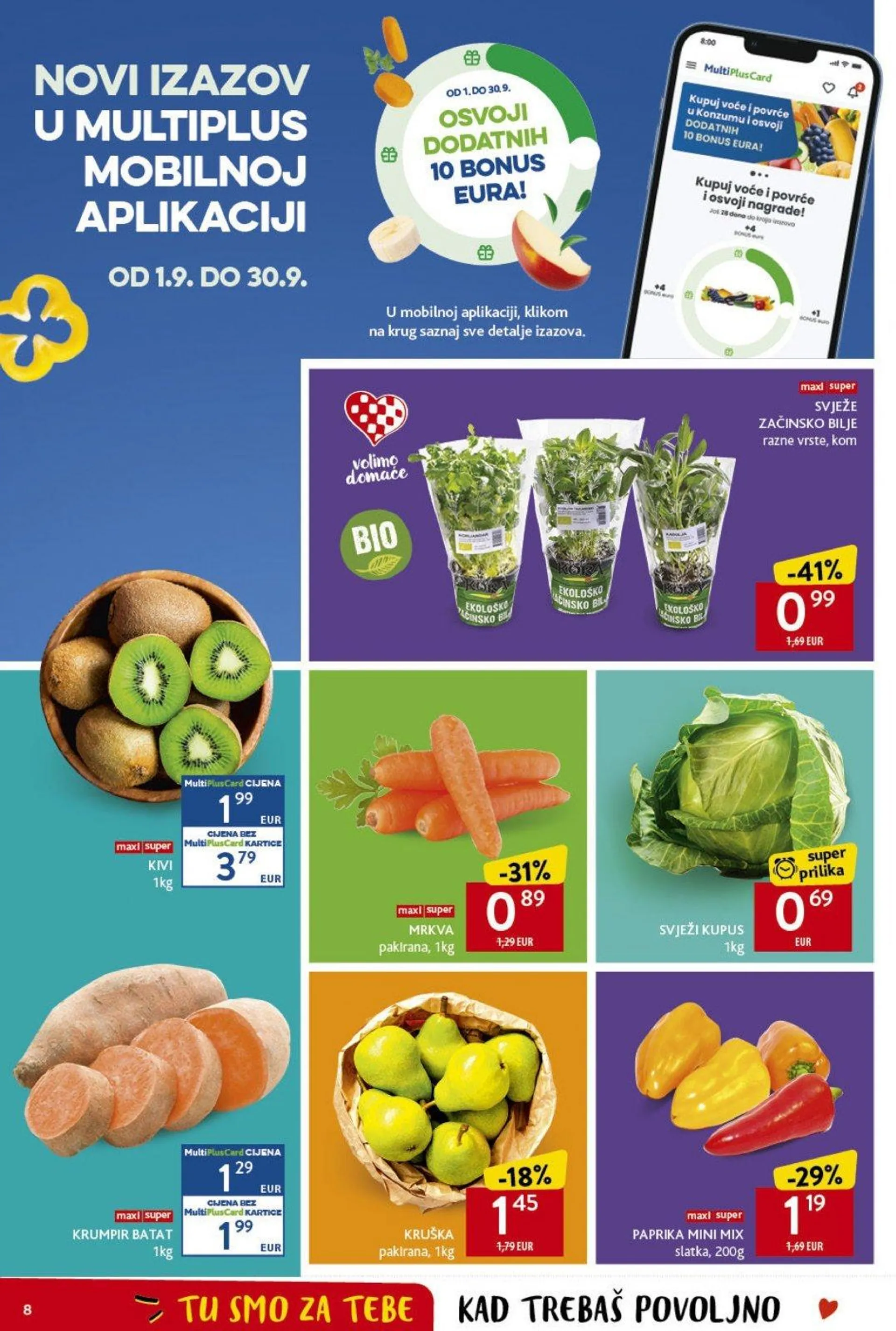 Katalog Konzum katalog do 02.10.2024 od 26. rujna do 2. listopada 2024. - Pregled Stranica 8