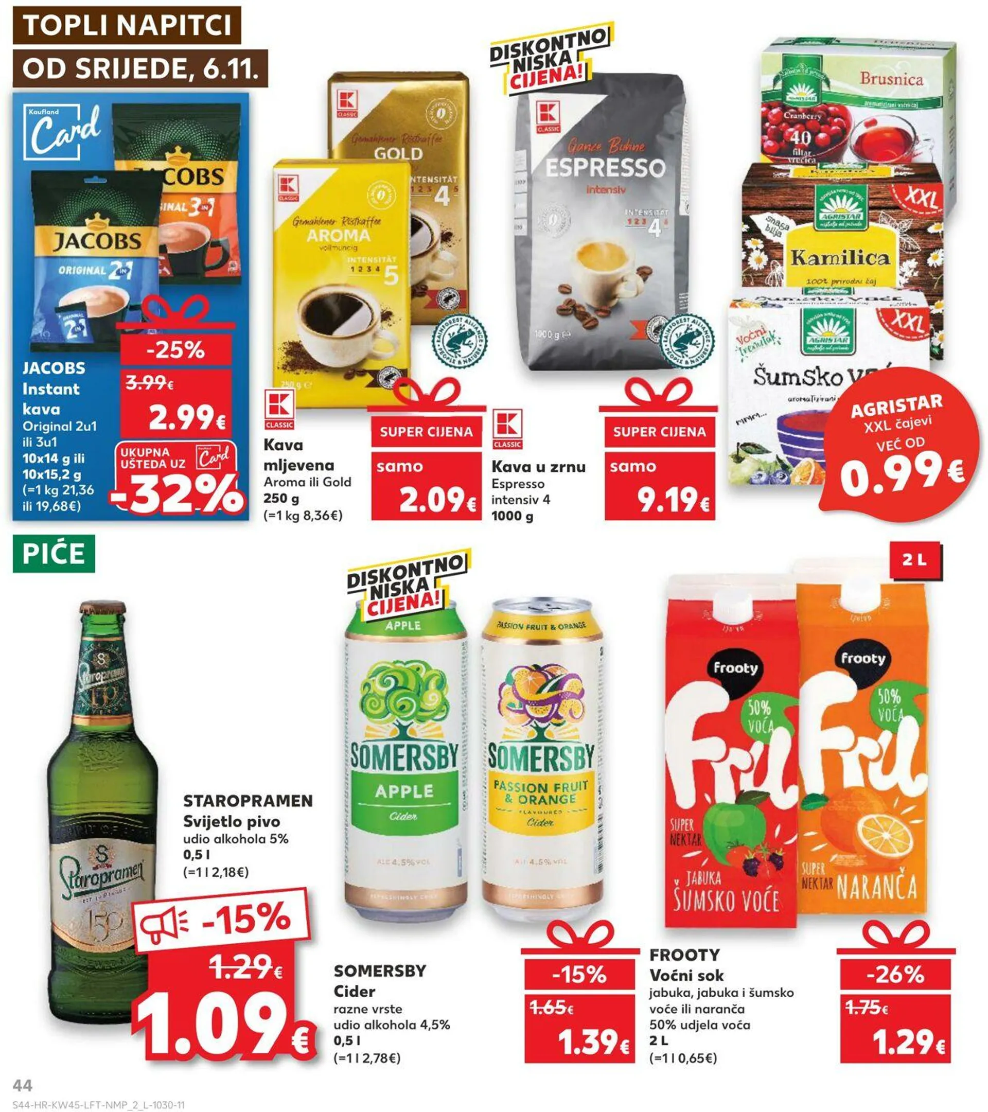 Katalog Kaufland od 6. studenoga do 12. studenoga 2024. - Pregled Stranica 44