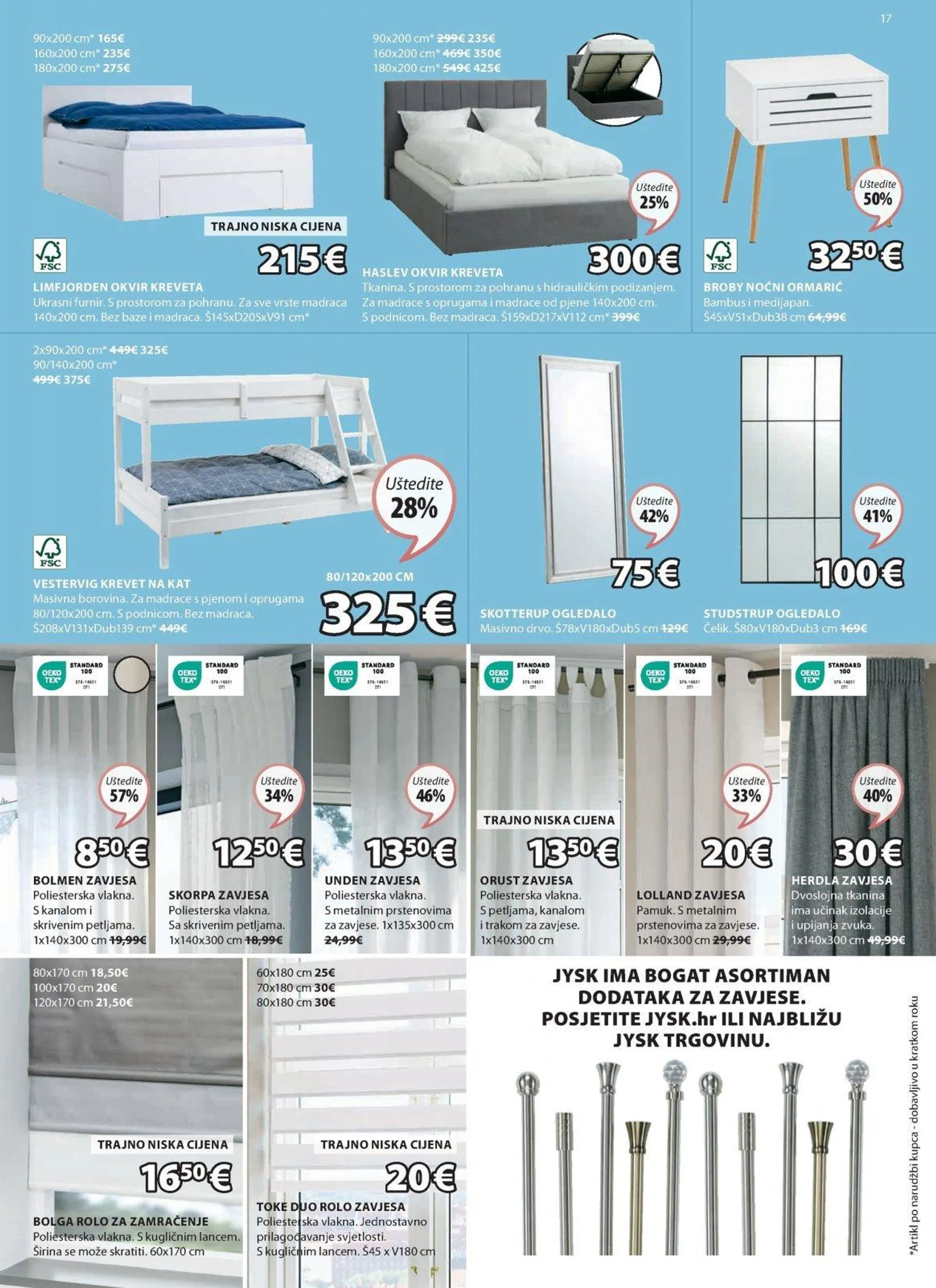 Katalog JYSK katalog do 15.10.2024 od 12. rujna do 15. listopada 2024. - Pregled Stranica 17