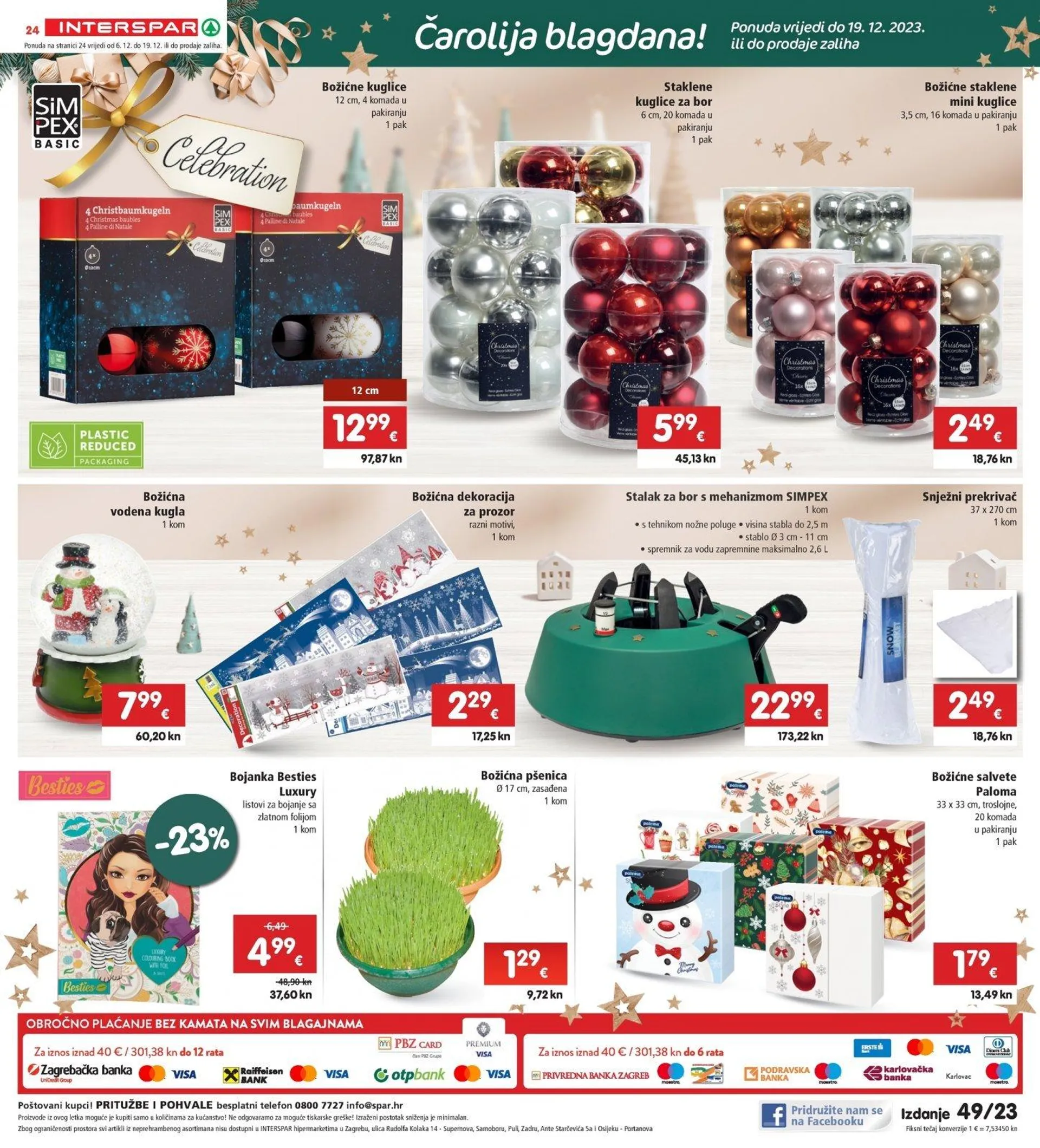 Katalog Interspar katalog do 12.12.2023 od 6. prosinca do 12. prosinca 2023. - Pregled Stranica 24
