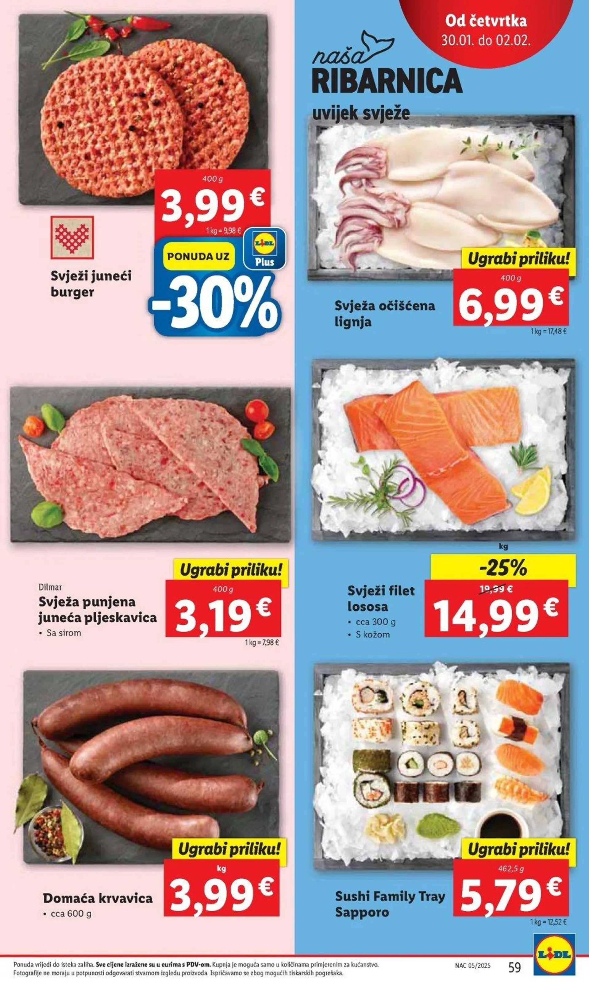 Katalog Lidl katalog do 02.02.2025 od 23. siječnja do 2. veljače 2025. - Pregled Stranica 59