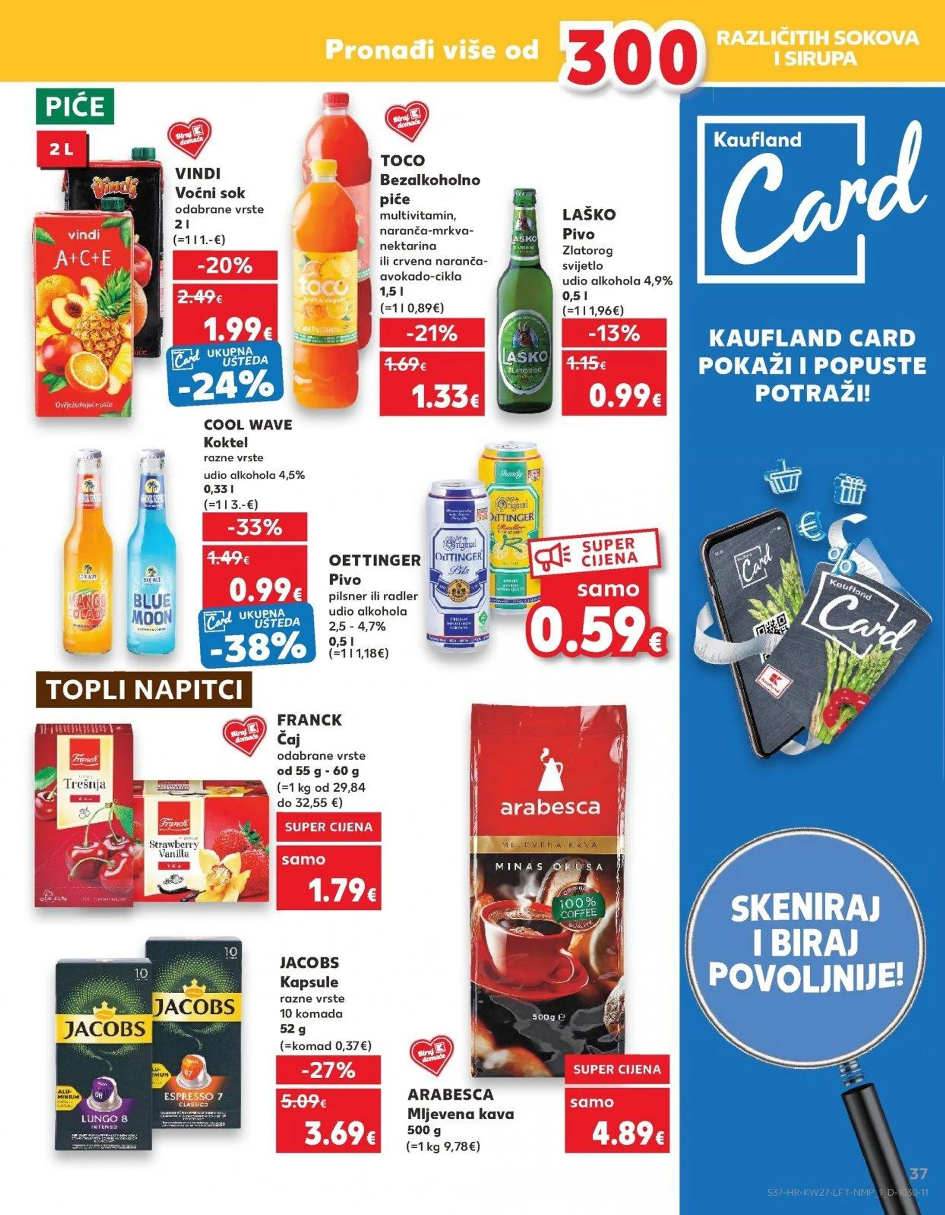 Katalog Kaufland katalog do 09.07.2024 od 3. srpnja do 9. srpnja 2024. - Pregled Stranica 37