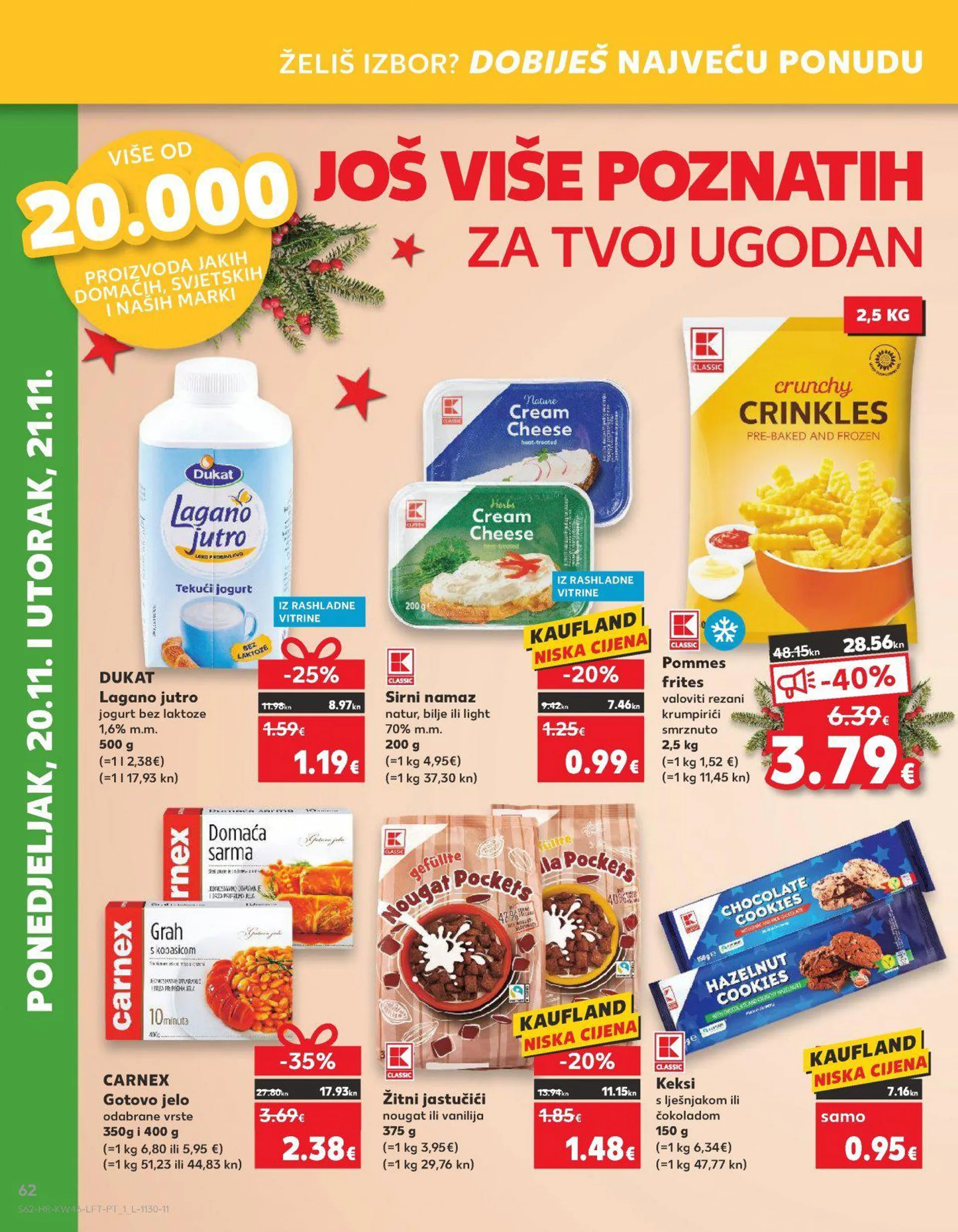 Katalog Kaufland katalog do 21.11.2023 od 15. studenoga do 21. studenoga 2023. - Pregled Stranica 62