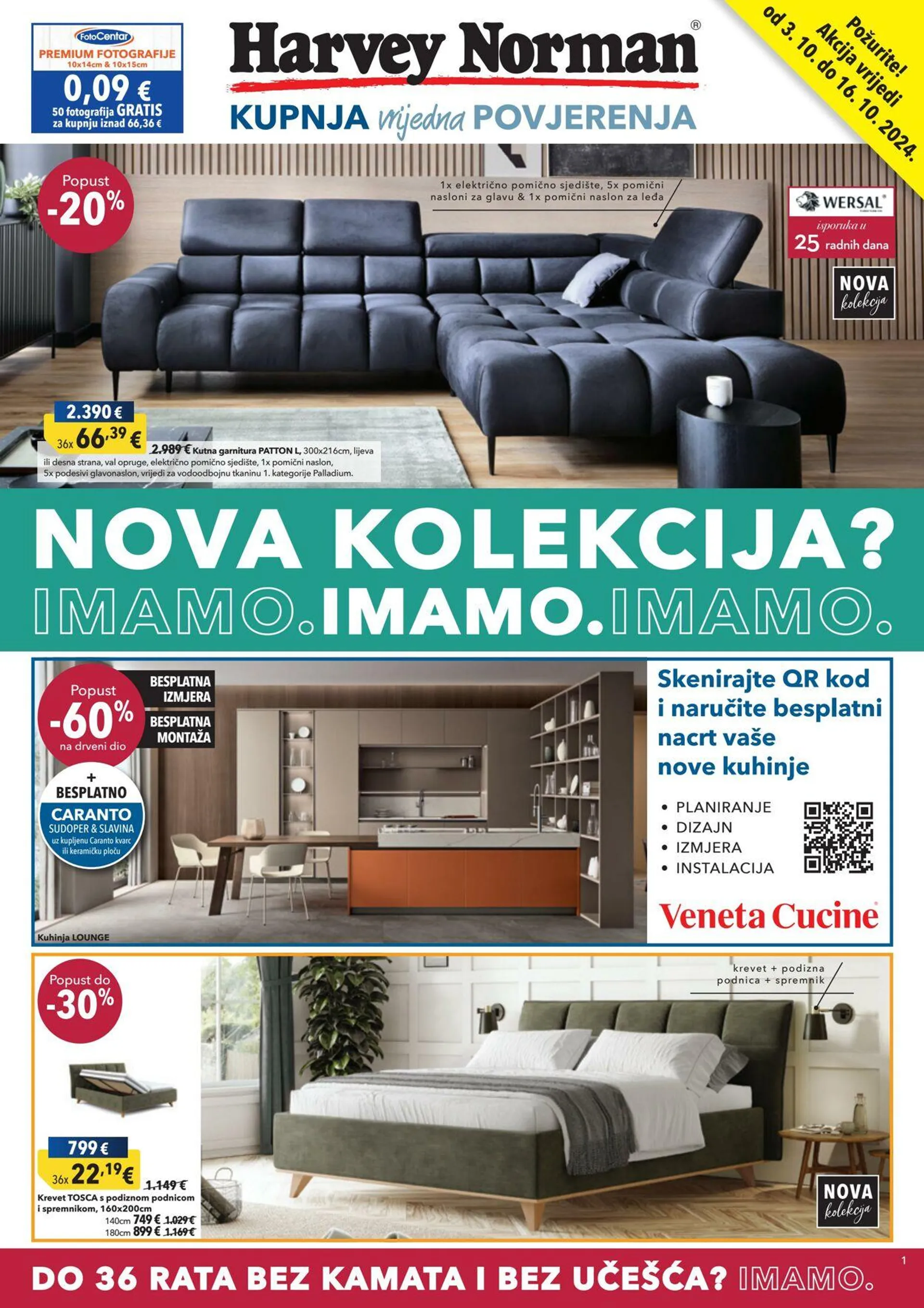 Katalog Harvey Norman od 3. listopada do 17. listopada 2024. - Pregled Stranica 1