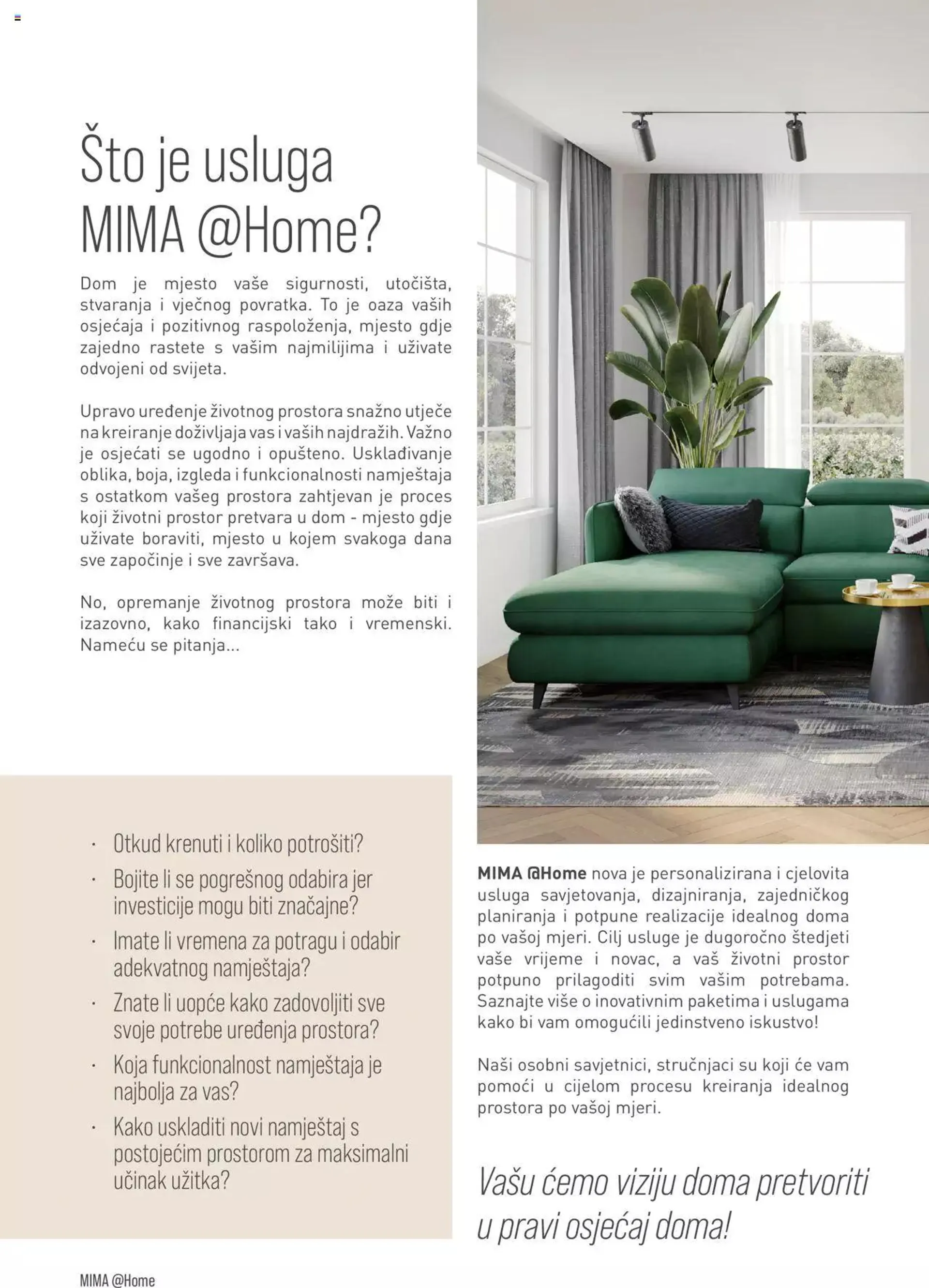 Mima namještaj - Mima @Home brošura - 1