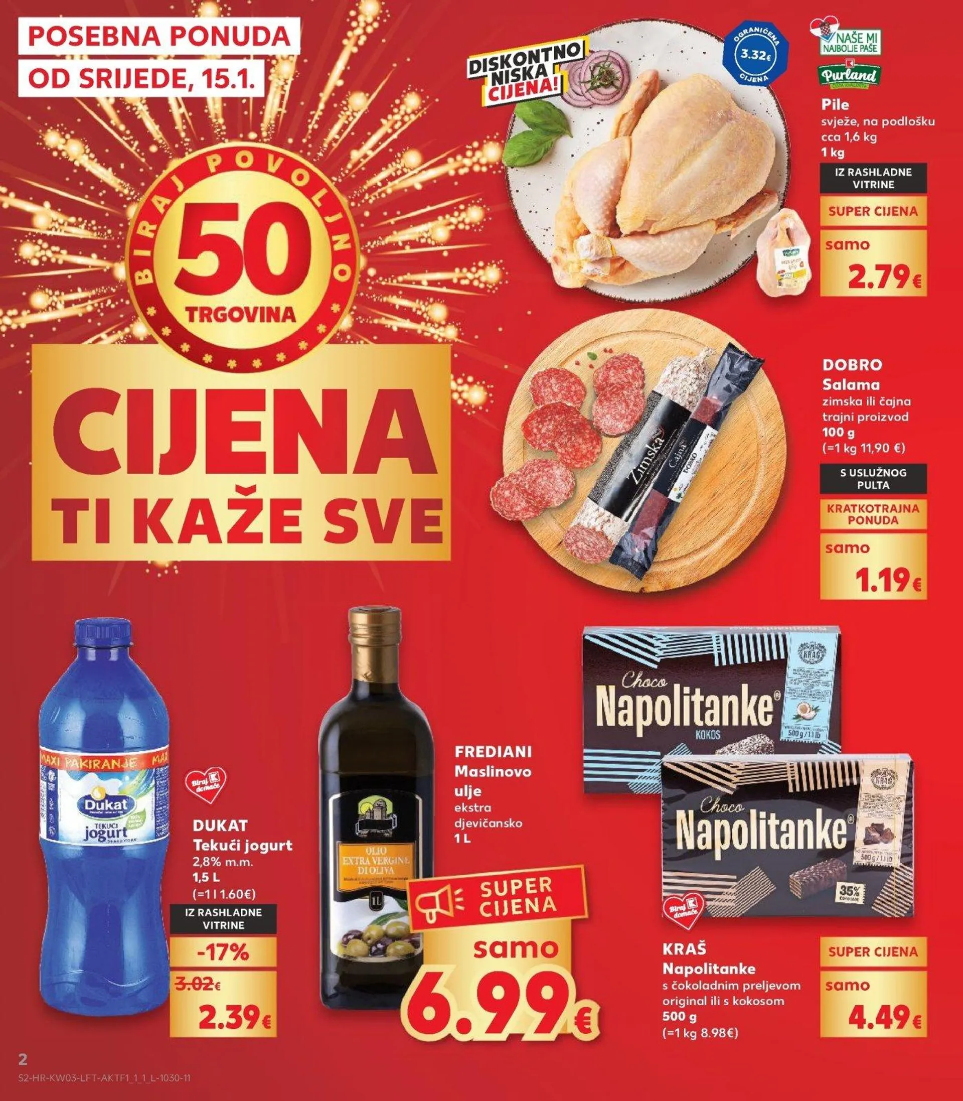 Katalog Kaufland katalog do 21.01.2025 od 15. siječnja do 21. siječnja 2025. - Pregled Stranica 2
