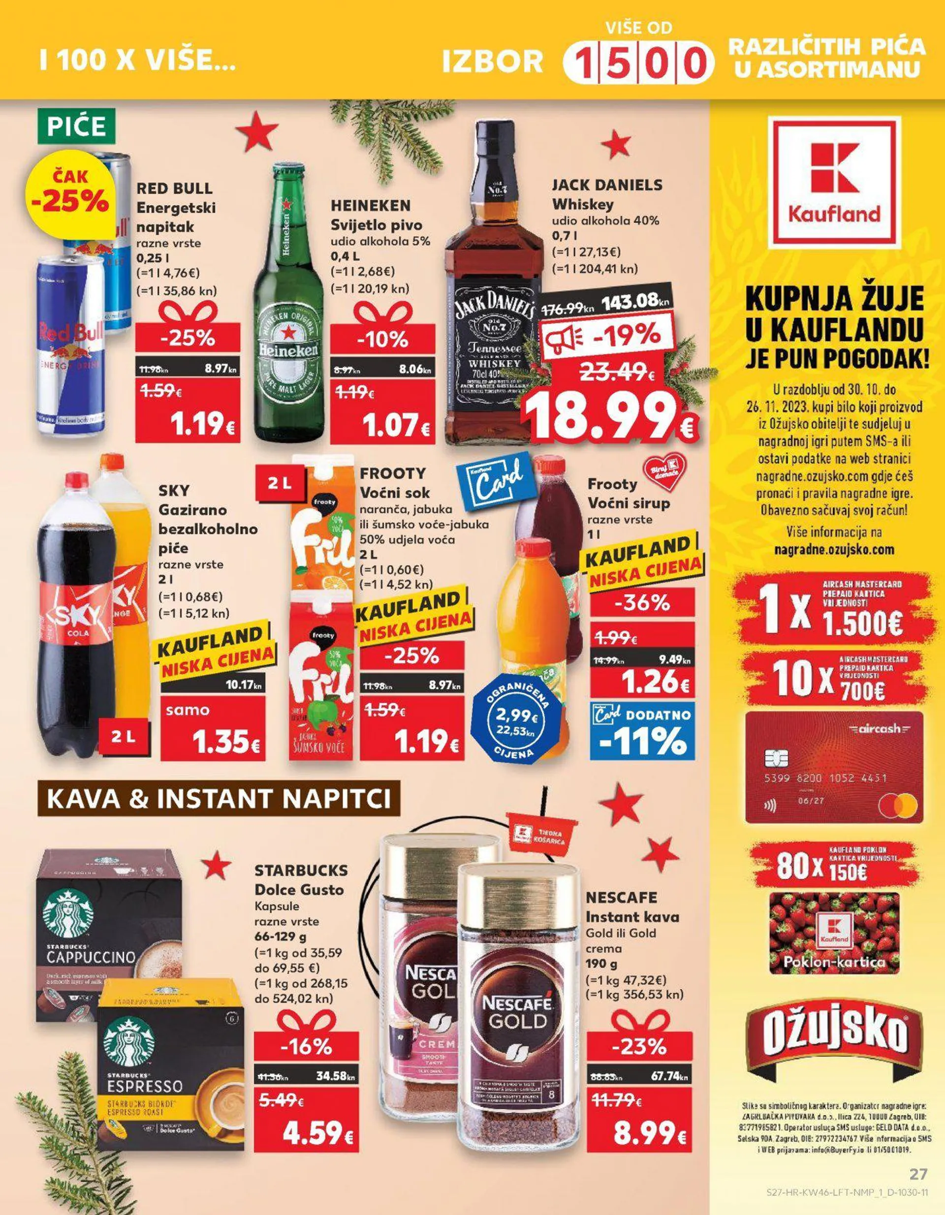 Katalog Kaufland katalog do 21.11.2023 od 15. studenoga do 21. studenoga 2023. - Pregled Stranica 27