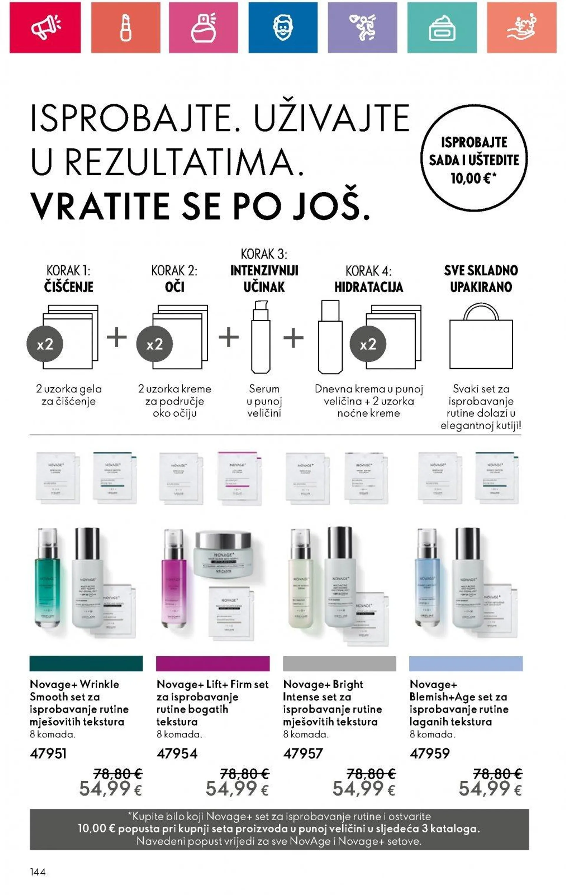 Katalog Oriflame katalog do 02.10.2024 od 12. rujna do 2. listopada 2024. - Pregled Stranica 144