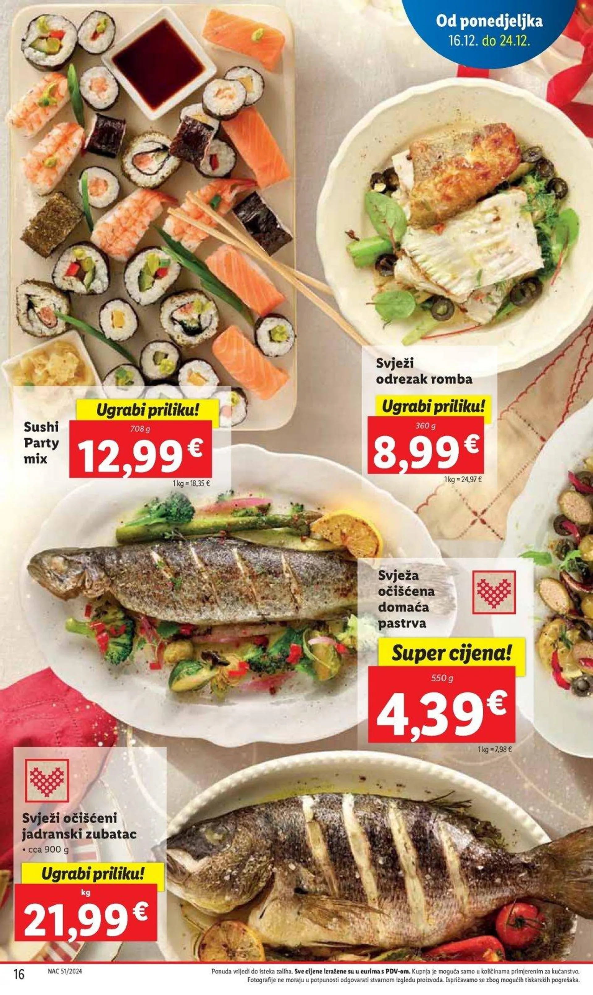 Katalog Lidl katalog do 24.12.2024 od 19. prosinca do 24. prosinca 2024. - Pregled Stranica 16