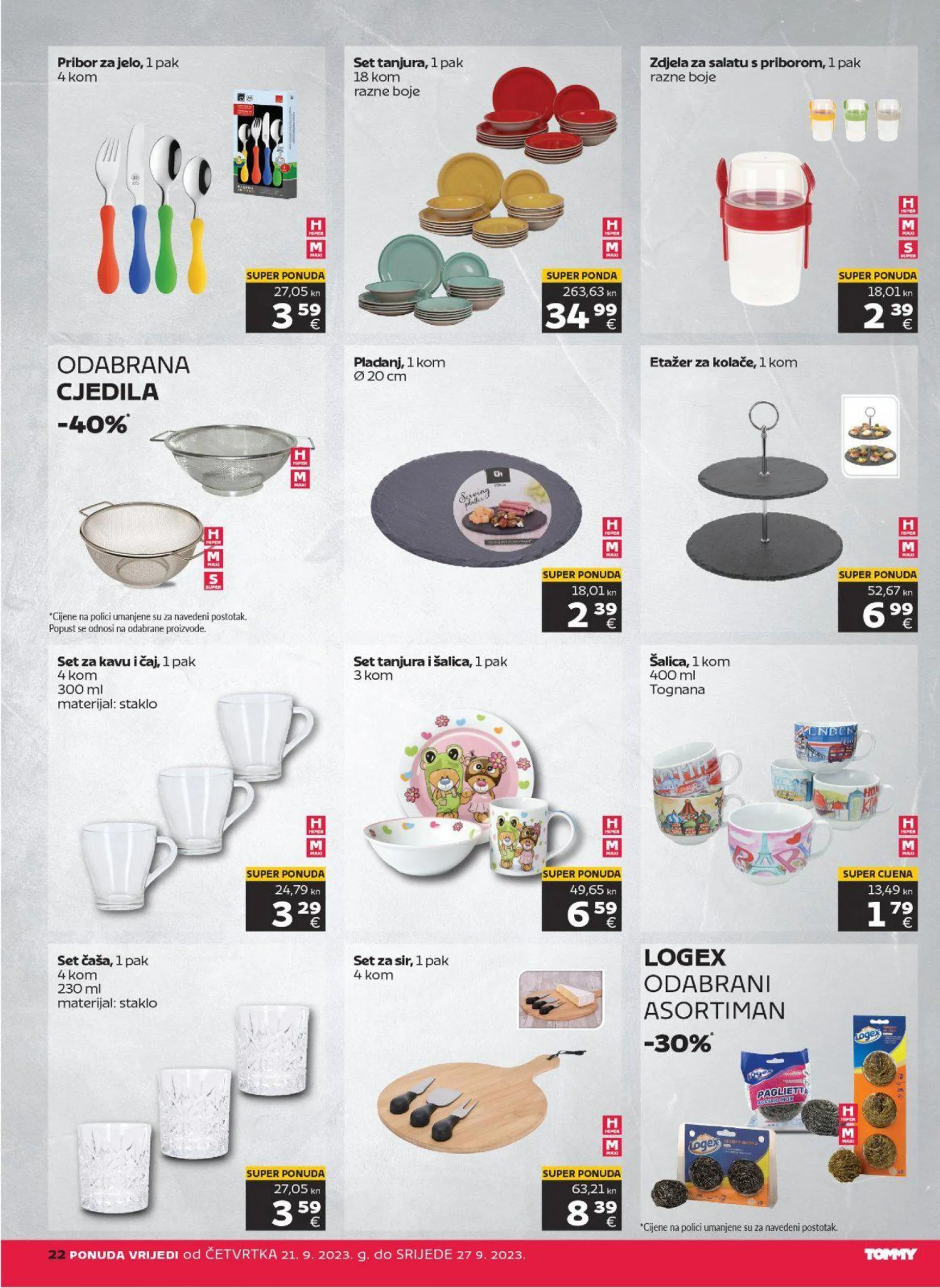 Katalog Tommy katalog do 27.09.2023 od 21. rujna do 27. rujna 2023. - Pregled Stranica 22