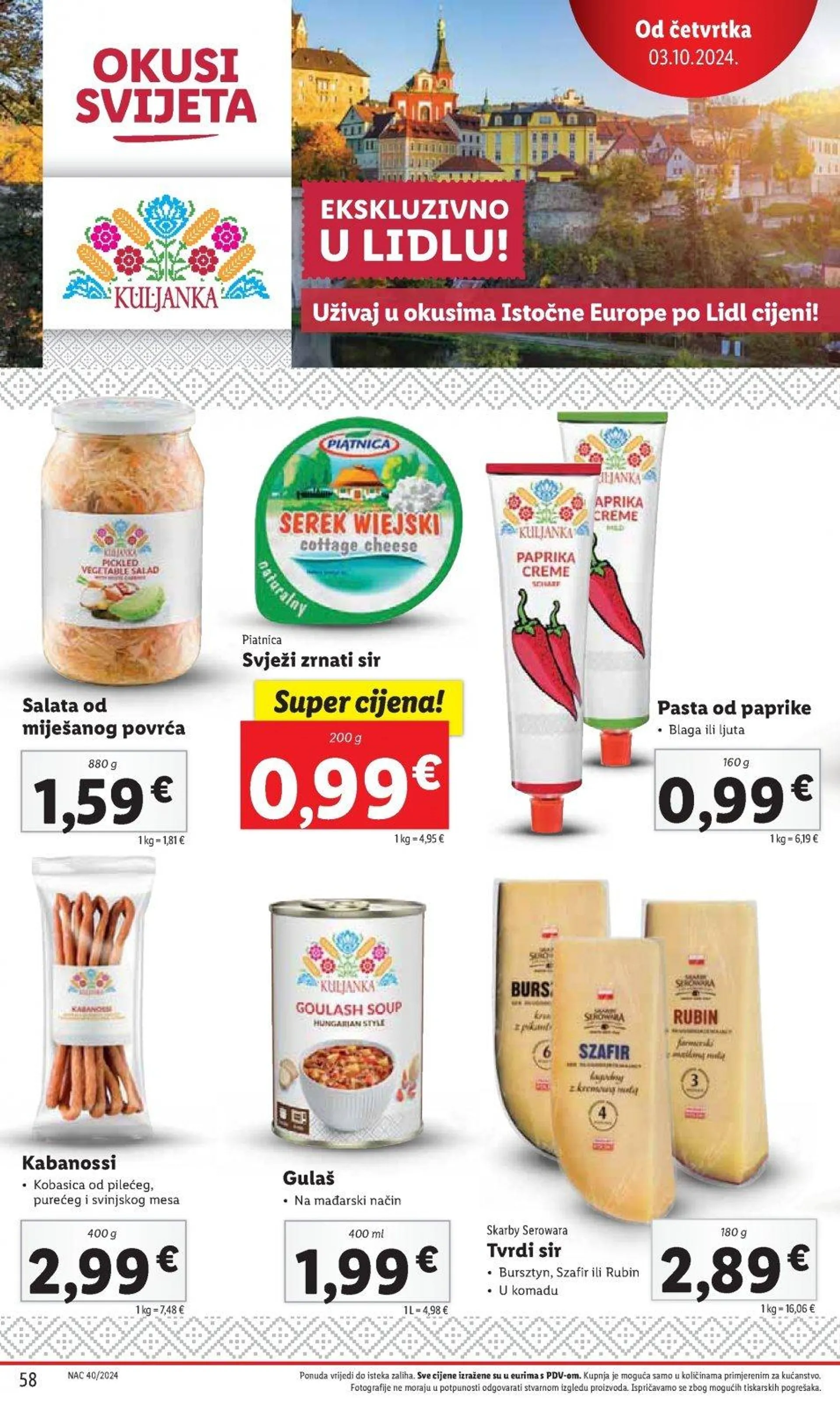 Katalog Lidl katalog do 06.10.2024 od 27. rujna do 6. listopada 2024. - Pregled Stranica 58