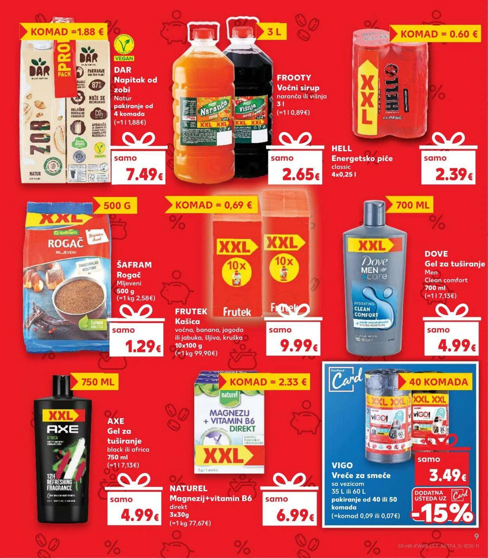 Katalog Kaufland od 6. studenoga do 12. studenoga 2024. - Pregled Stranica 9