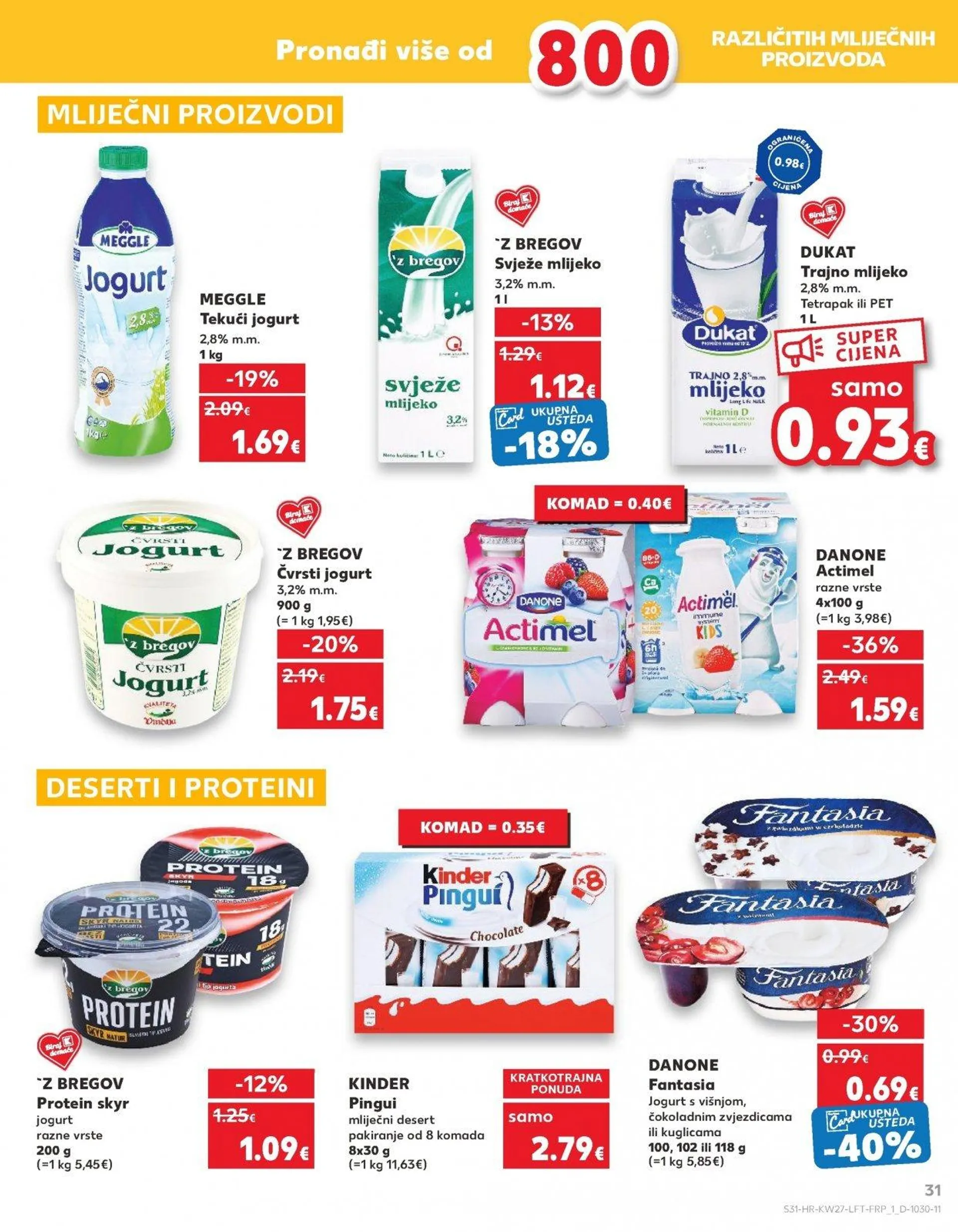 Katalog Kaufland katalog do 09.07.2024 od 3. srpnja do 9. srpnja 2024. - Pregled Stranica 31