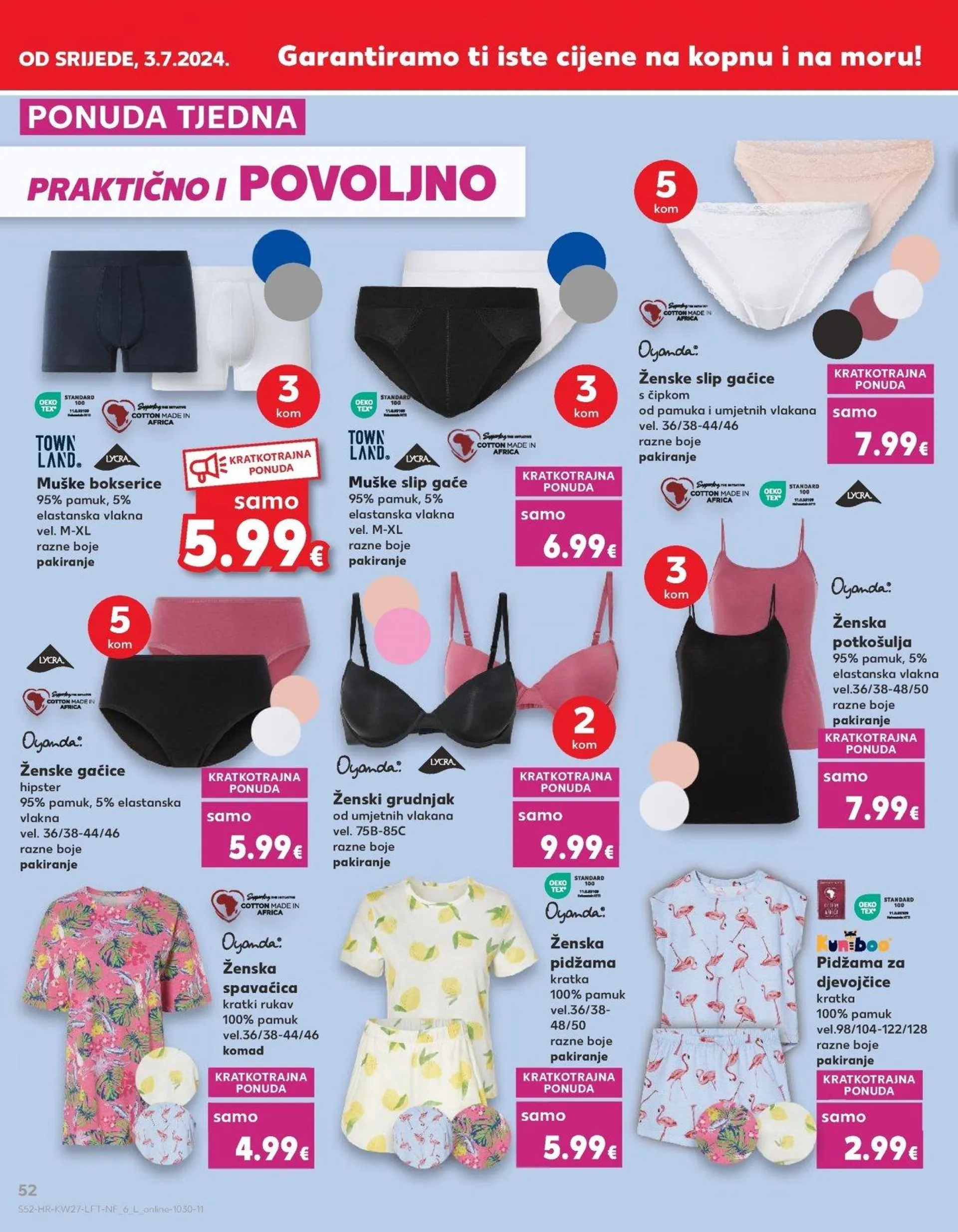 Katalog Kaufland katalog do 09.07.2024 od 3. srpnja do 9. srpnja 2024. - Pregled Stranica 52