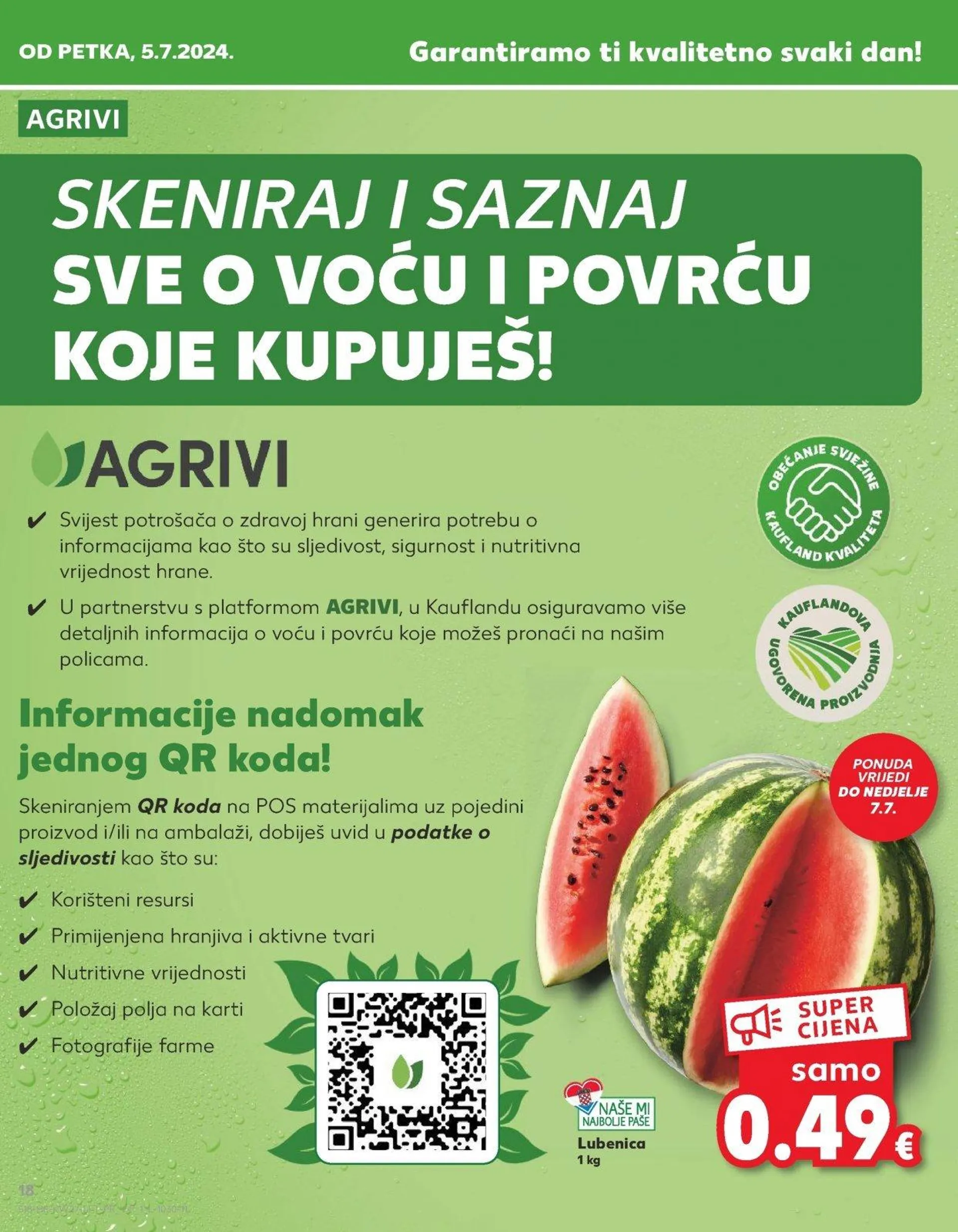 Katalog Kaufland katalog do 09.07.2024 od 3. srpnja do 9. srpnja 2024. - Pregled Stranica 18