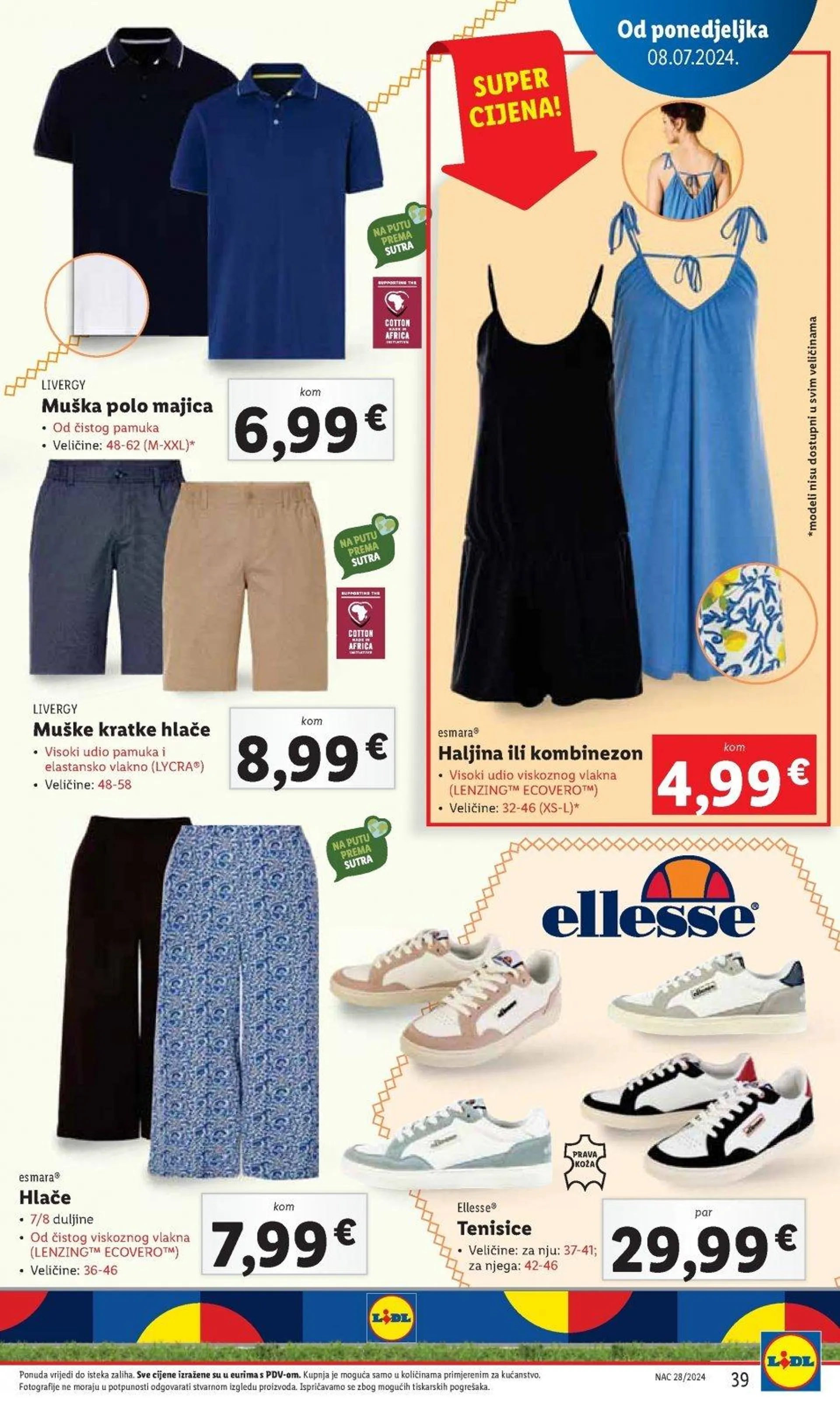 Katalog Lidl katalog do 14.07.2024 od 4. srpnja do 14. srpnja 2024. - Pregled Stranica 39