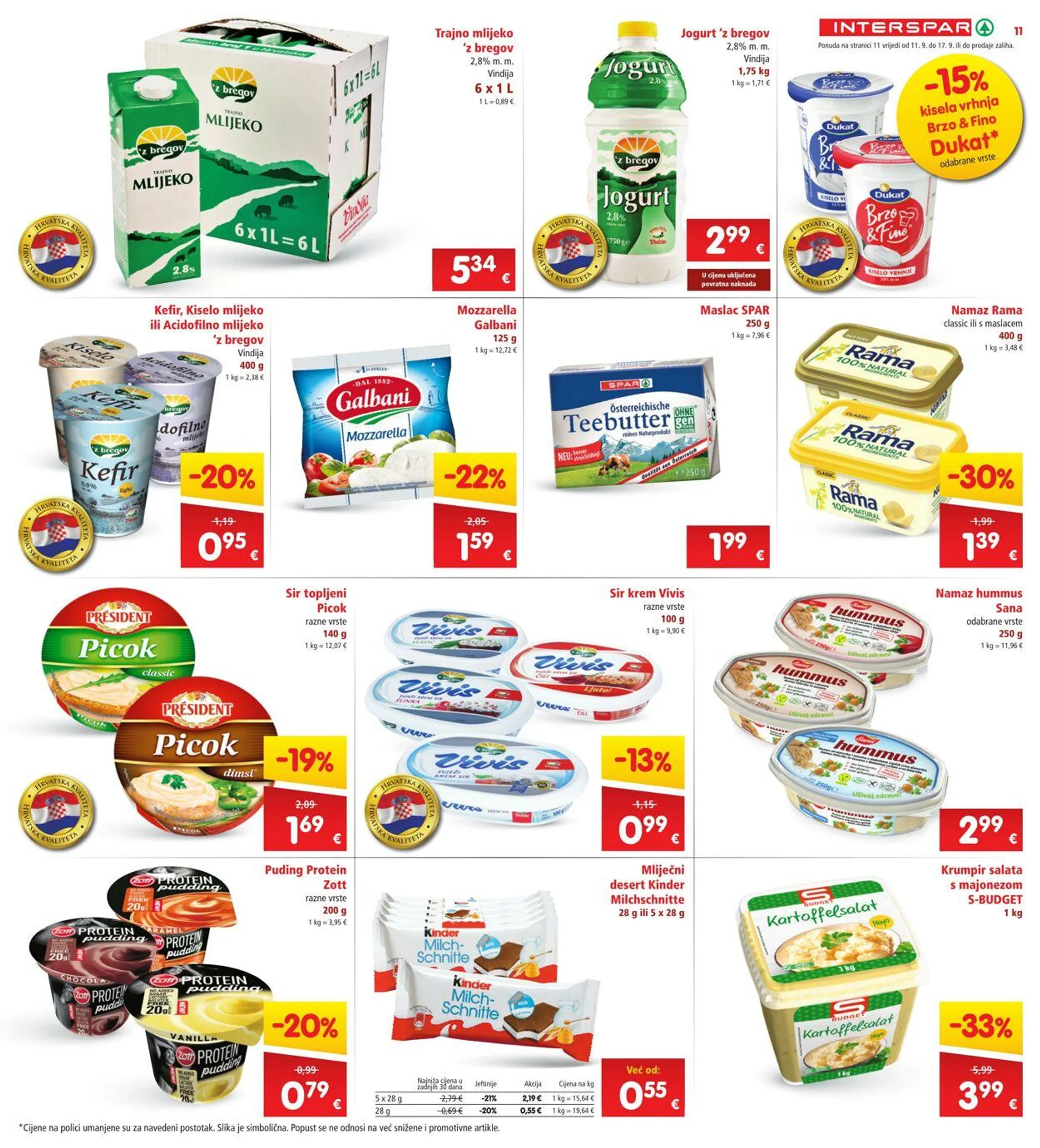 Katalog Spar od 11. rujna do 18. rujna 2024. - Pregled Stranica 11